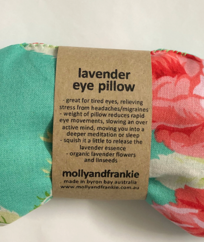 Lavender or Chamomile and Organic Linseed Eye Pillow