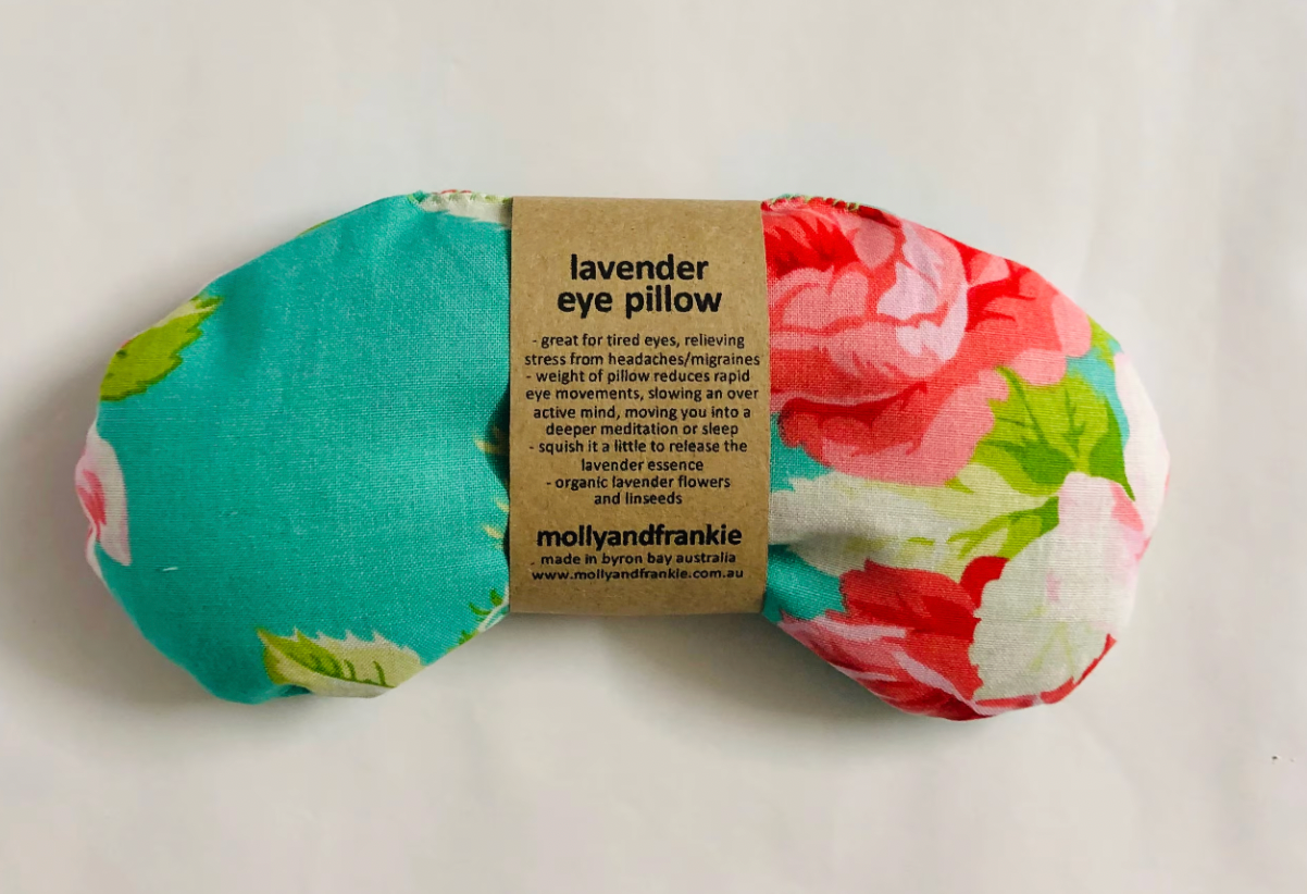Lavender or Chamomile and Organic Linseed Eye Pillow