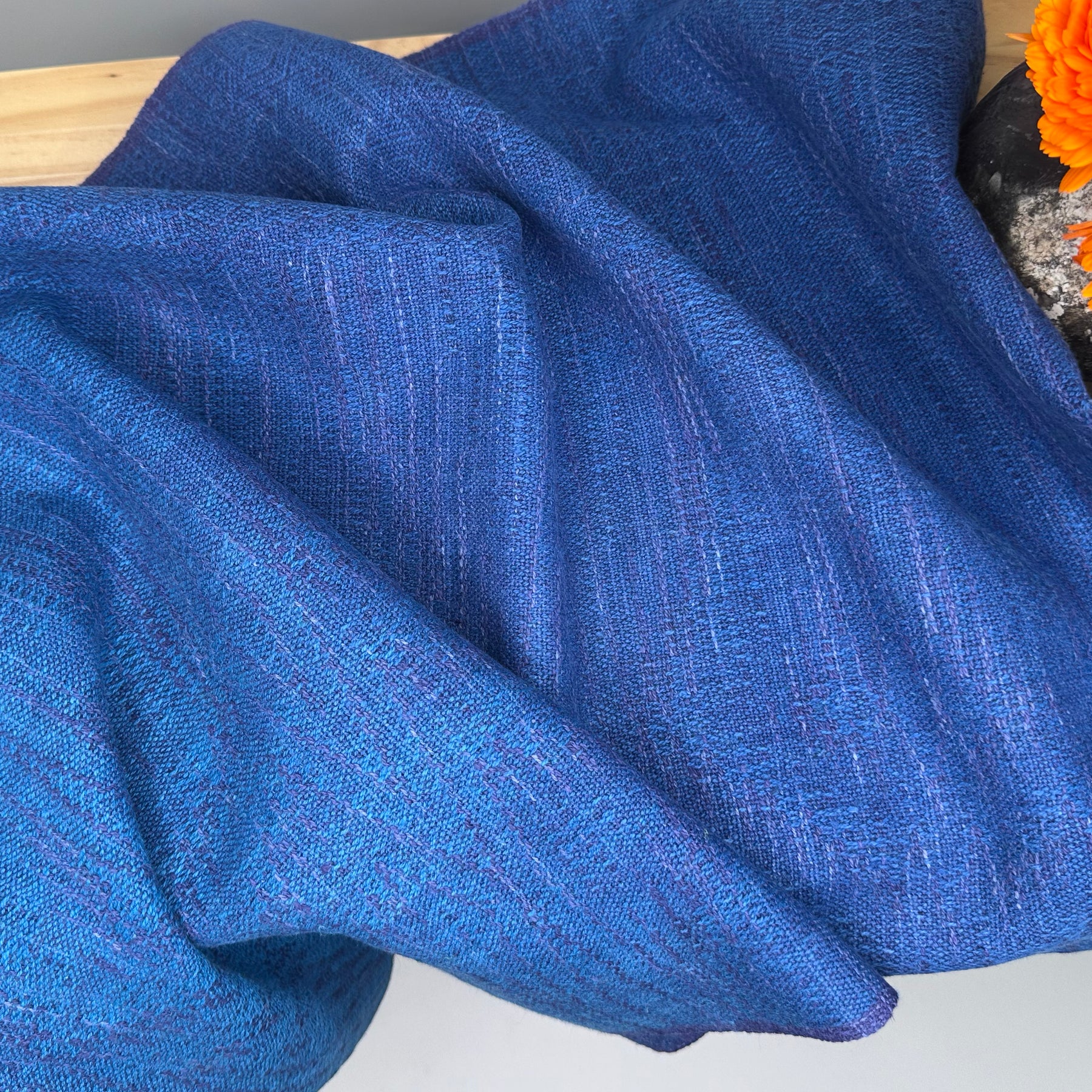 Hand-Dyed and Handwoven Linen/Cotton Tea Towels