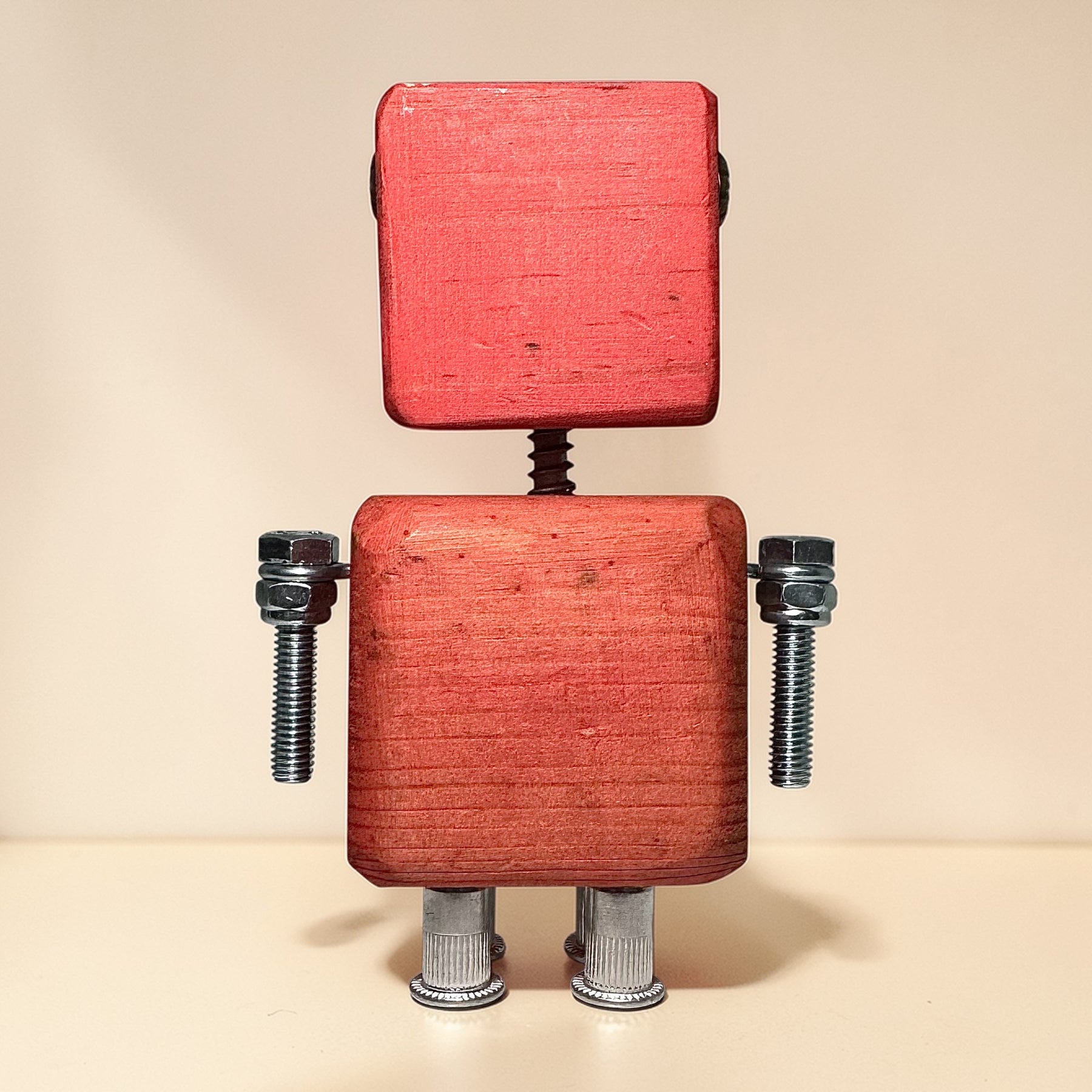 Ian - Wooden Steampunk Superhero Robot
