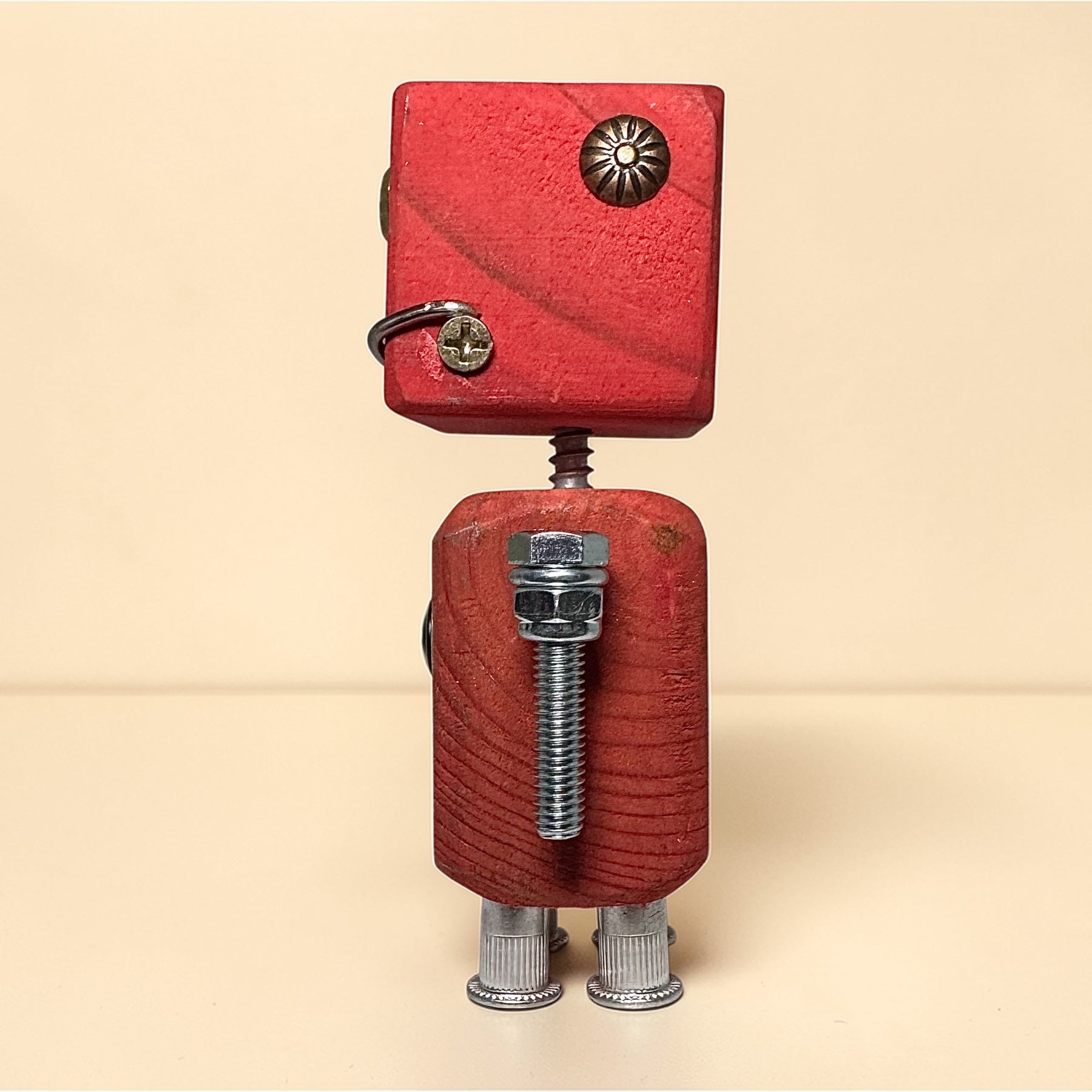 Ian - Wooden Steampunk Superhero Robot