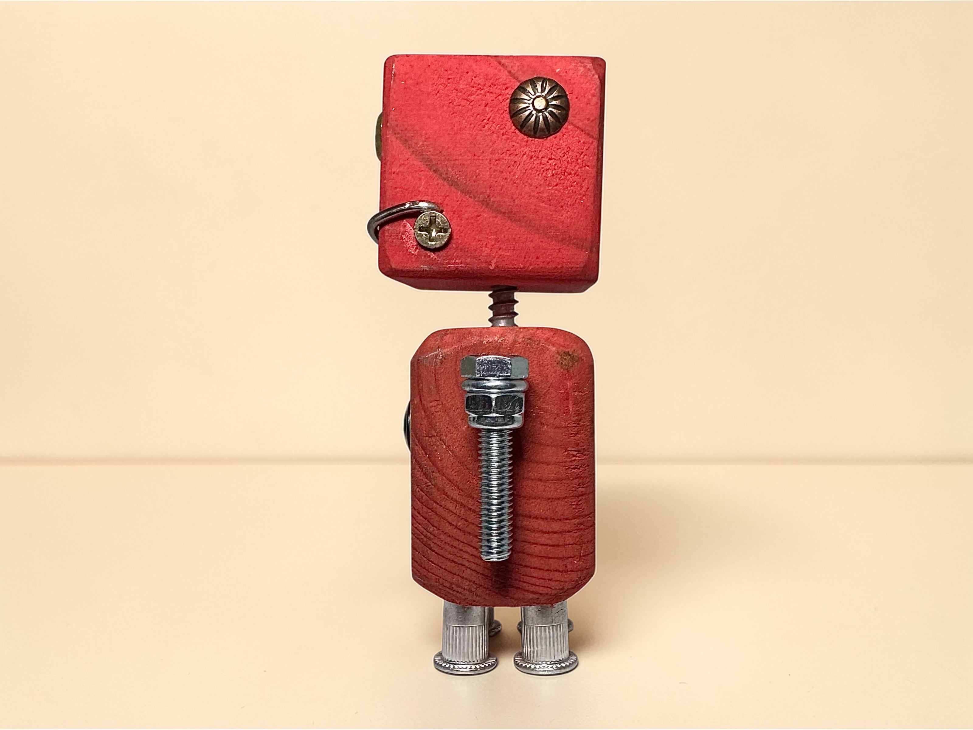 Ian - Wooden Steampunk Superhero Robot