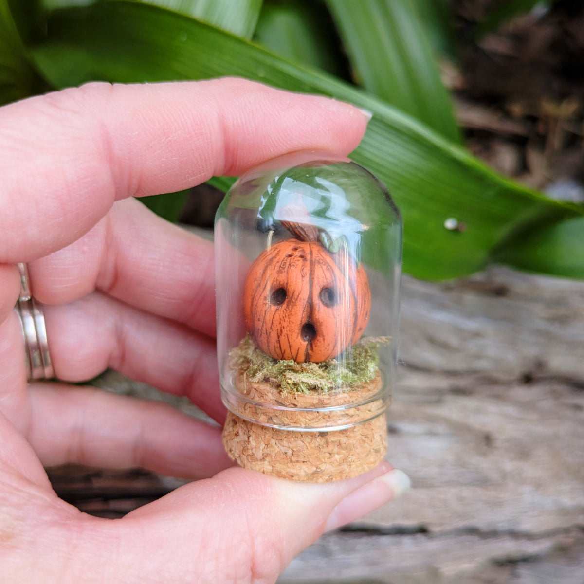 Mini Halloween Pumpkin & Tombstone Domes – Spooky Cute Miniatures