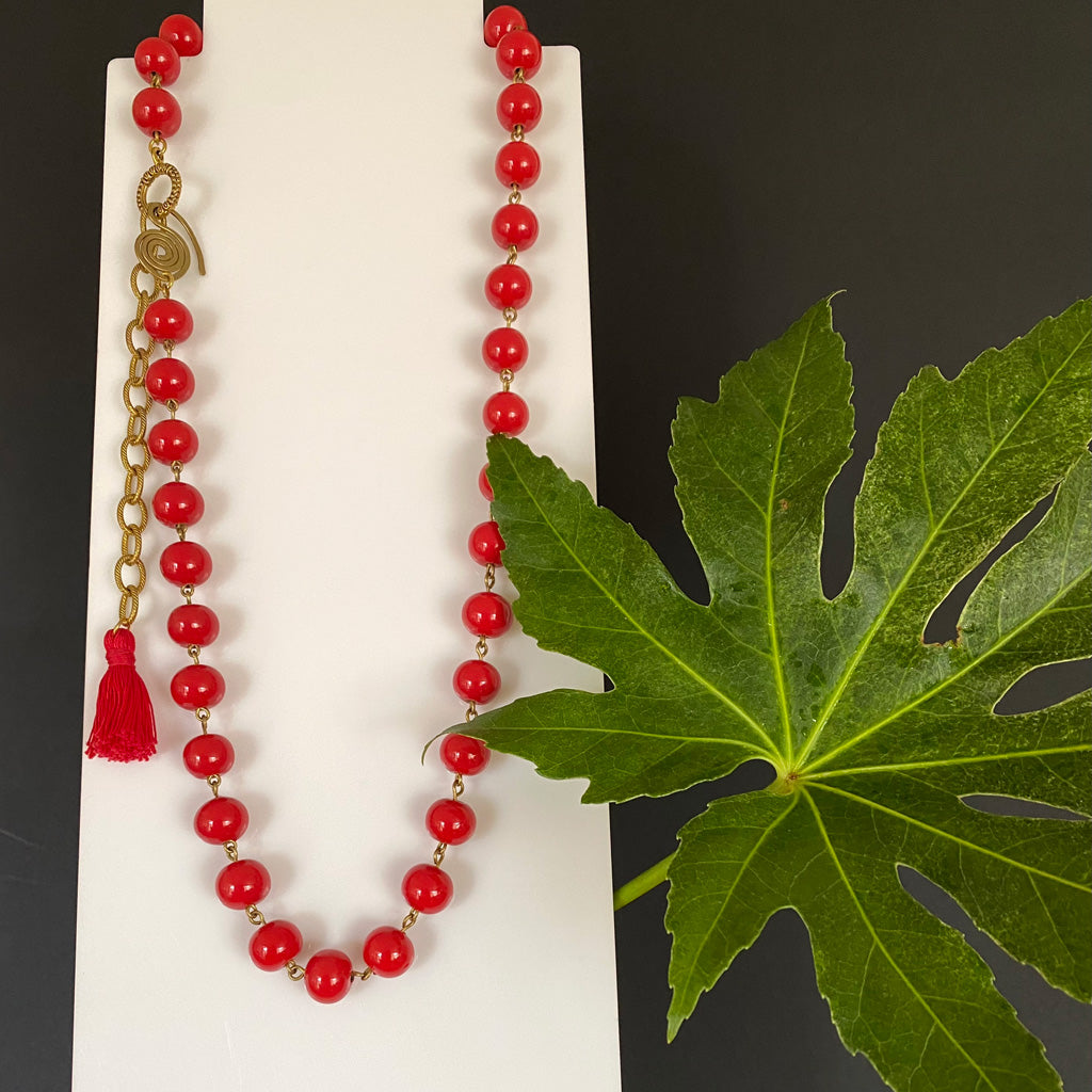 Necklace ceramic