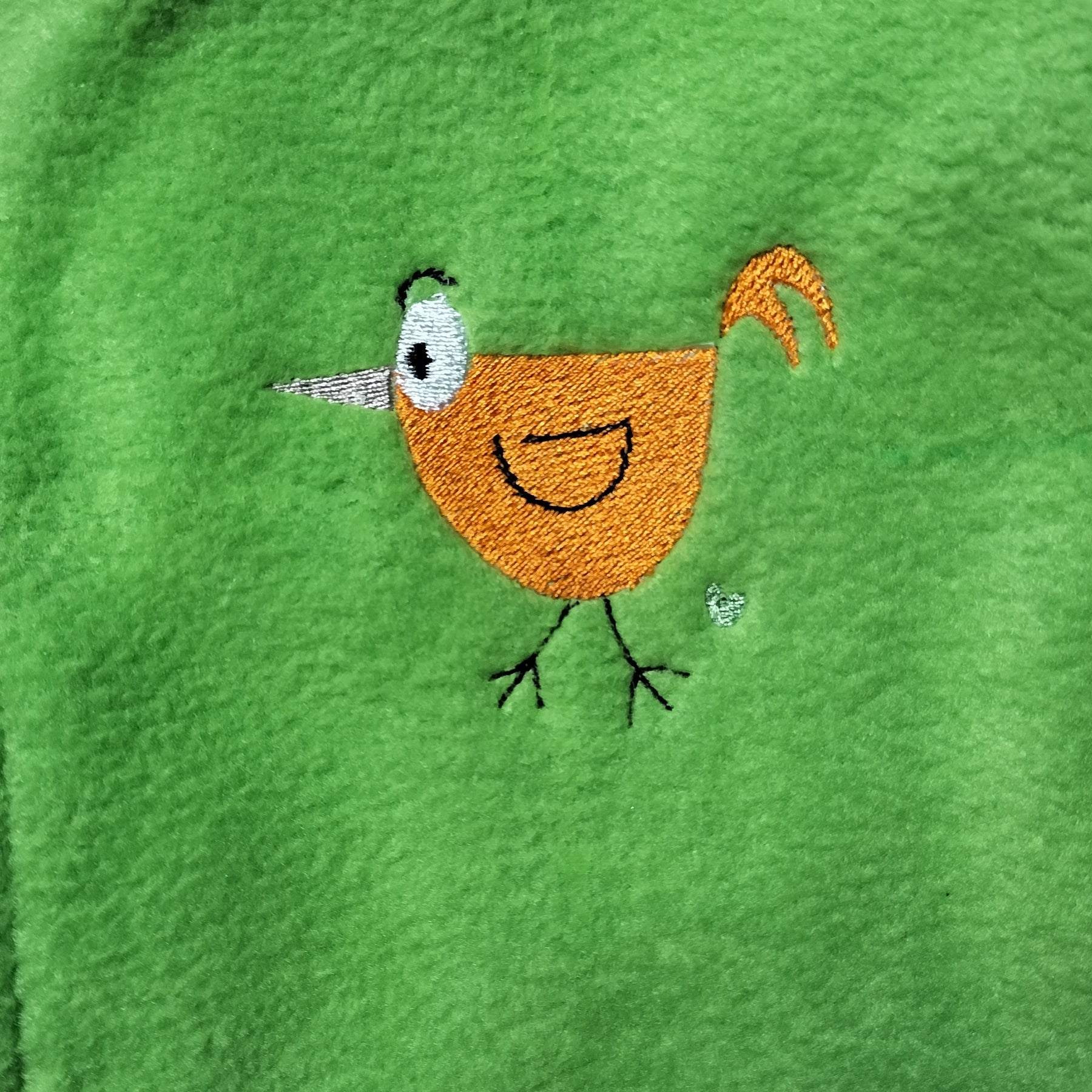 GREEN SLEEP BAG WITH  BIRD
