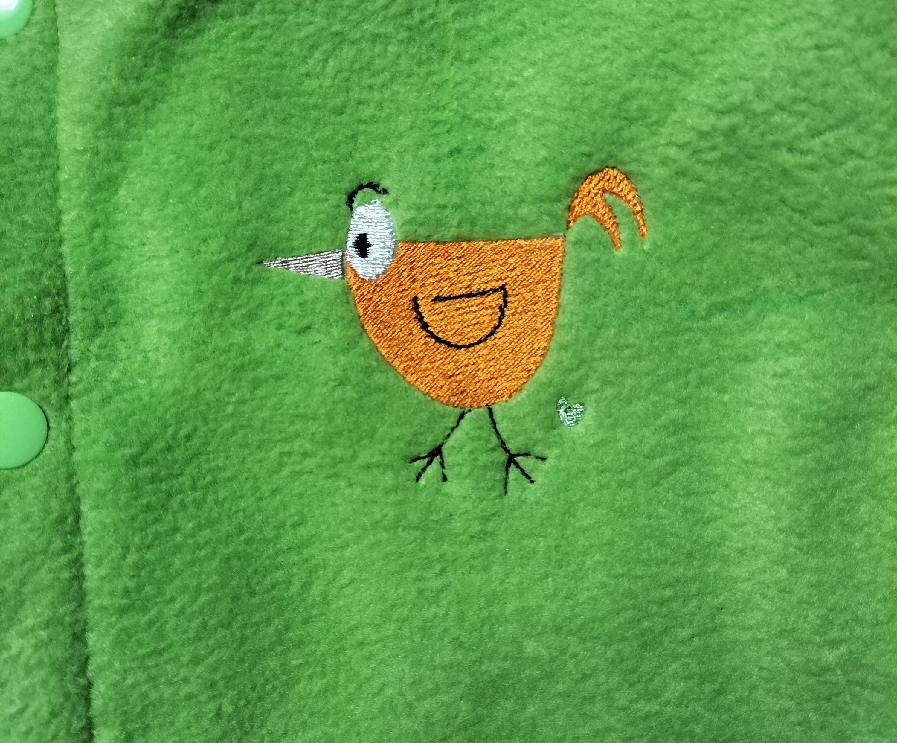 GREEN SLEEP BAG WITH  BIRD