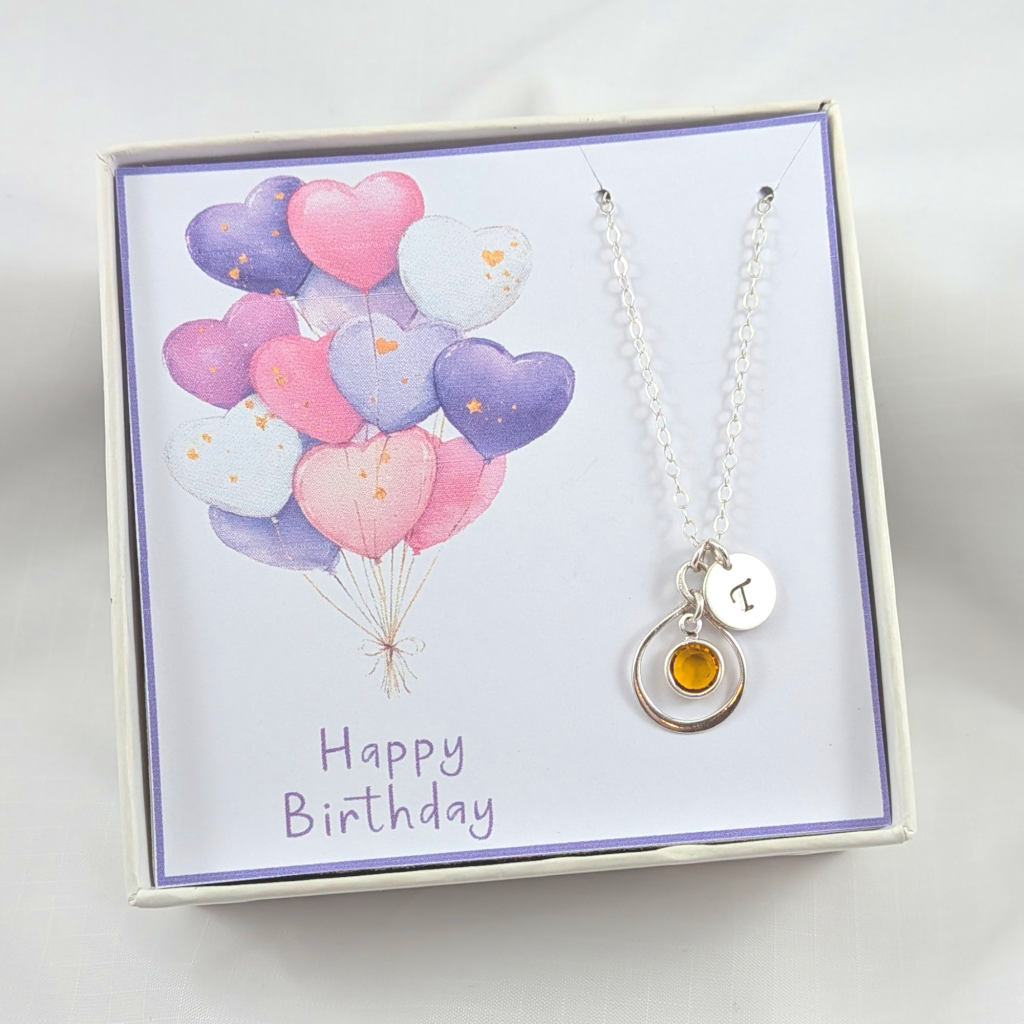 Personalized Birthday Necklace,Select 80,90,Friend,Generic