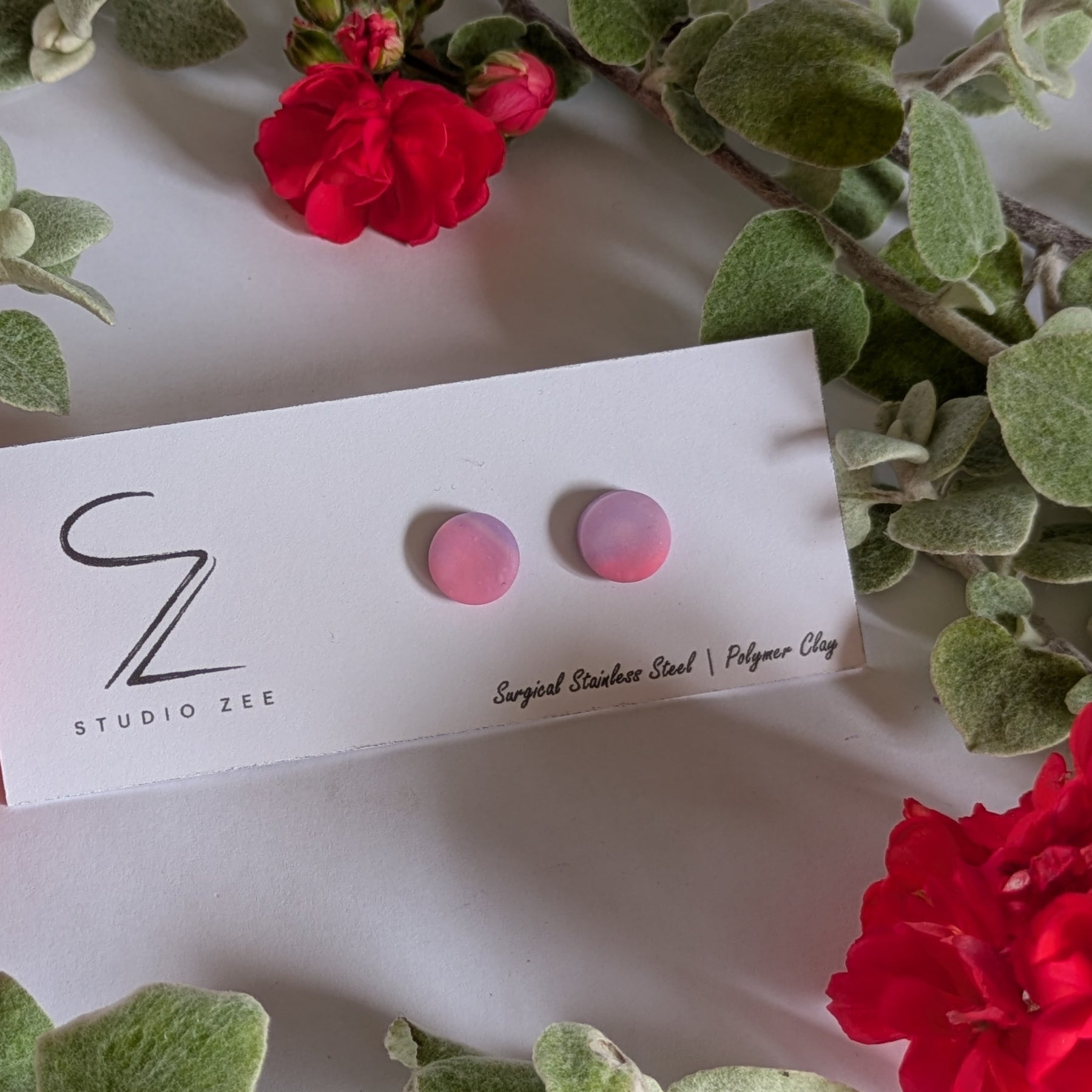 Colourful Stud Earrings