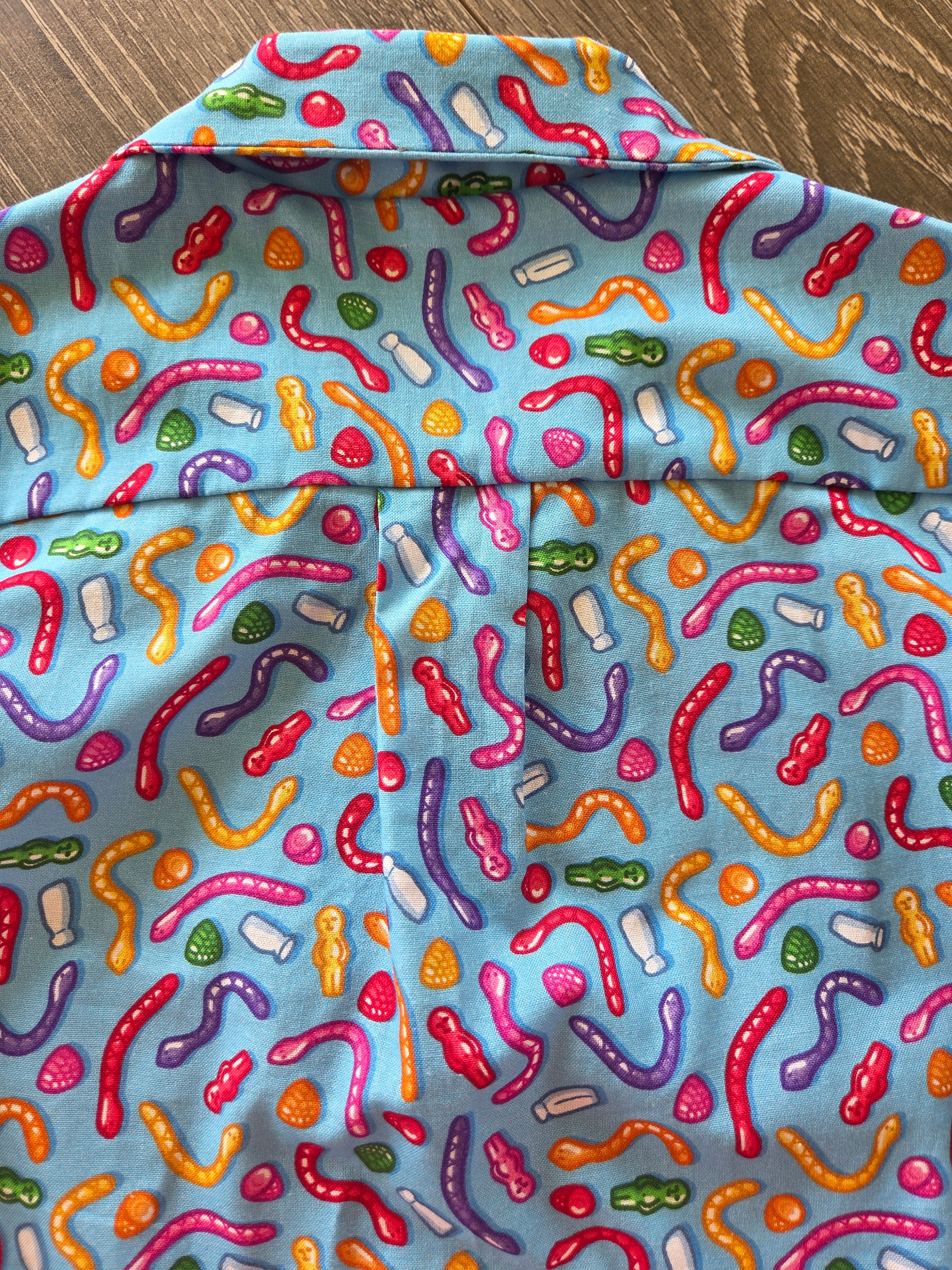 "Aussie Lollies" Short Sleeve Quirky Shirt - 4 Years