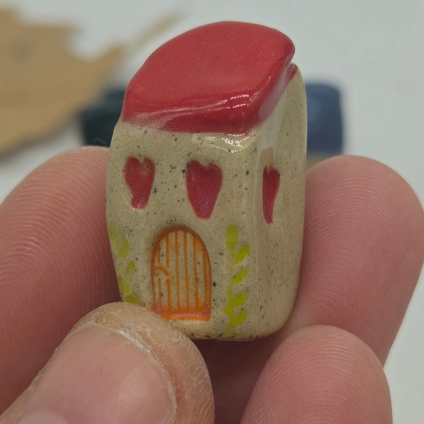 Tiny Ceramic Village - Toffee Apple Close