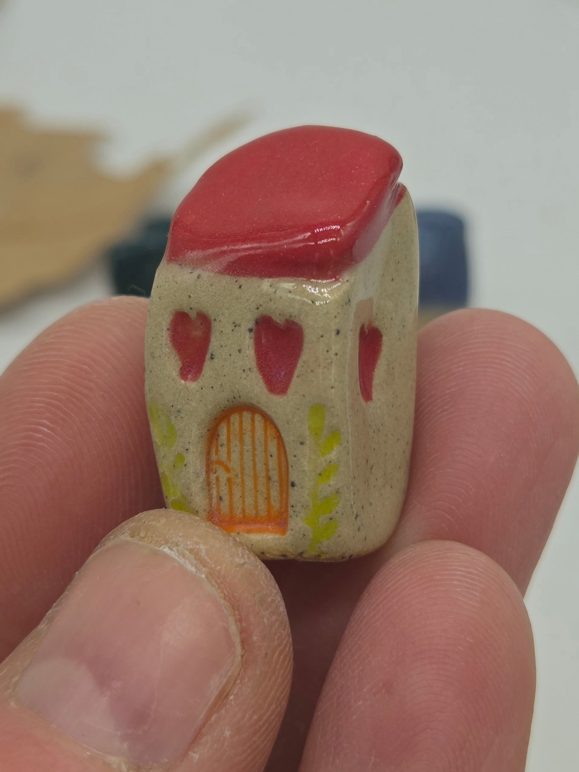 Tiny Ceramic Village - Toffee Apple Close