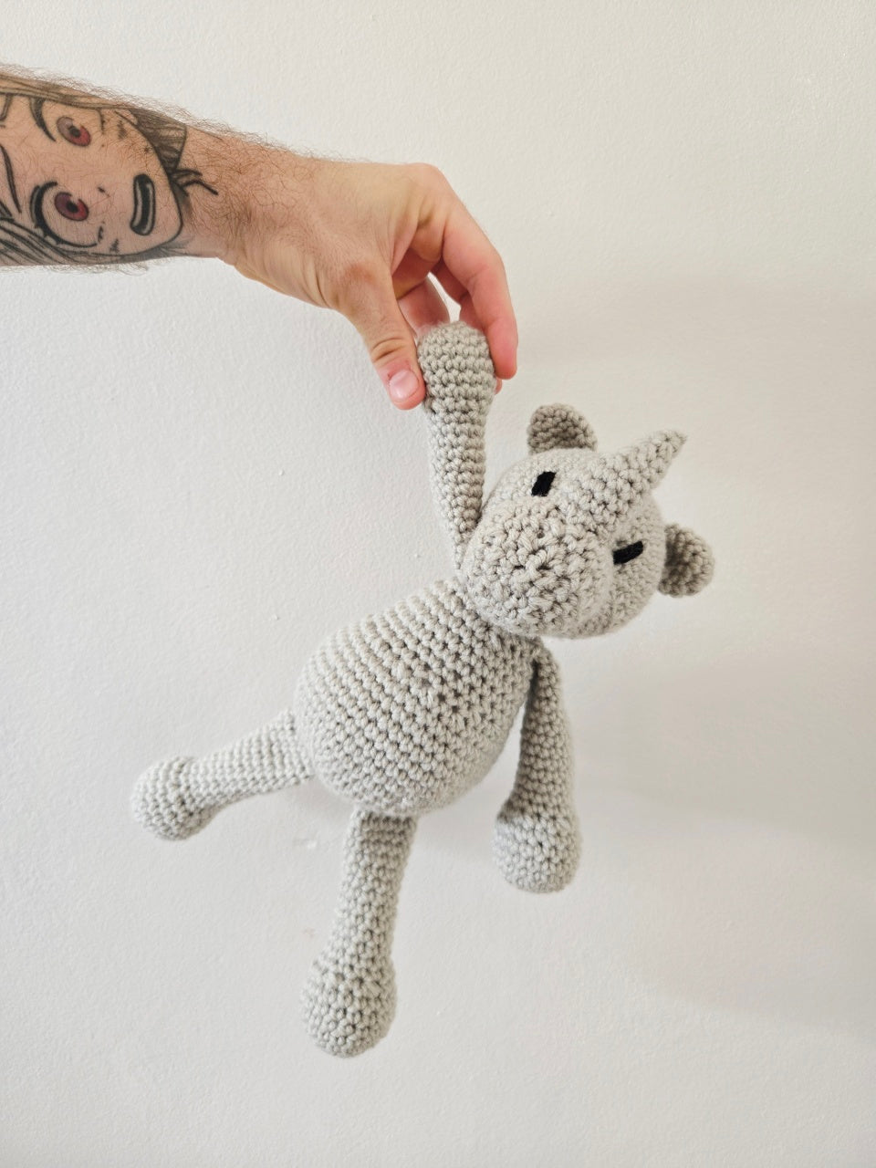 Ronald the Rhino ~ crochet rhino