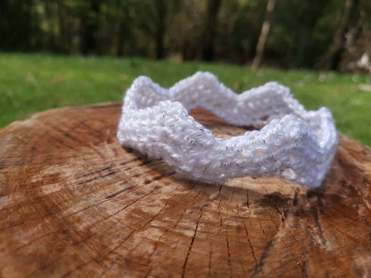 Sparkly Baby Crochet Crown