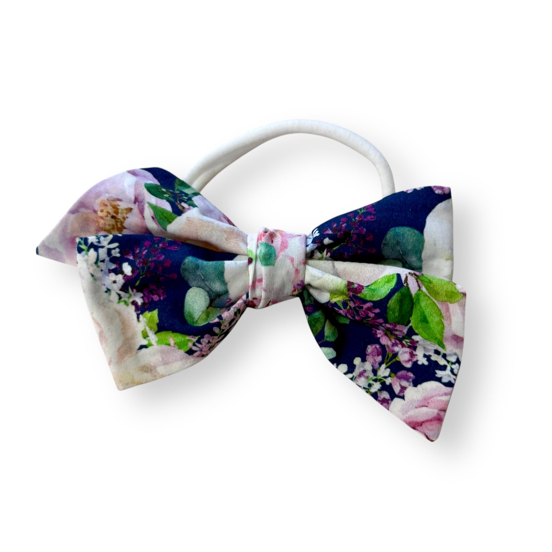 SIZE 1 Navy Rose Floral Baby Peplum Set