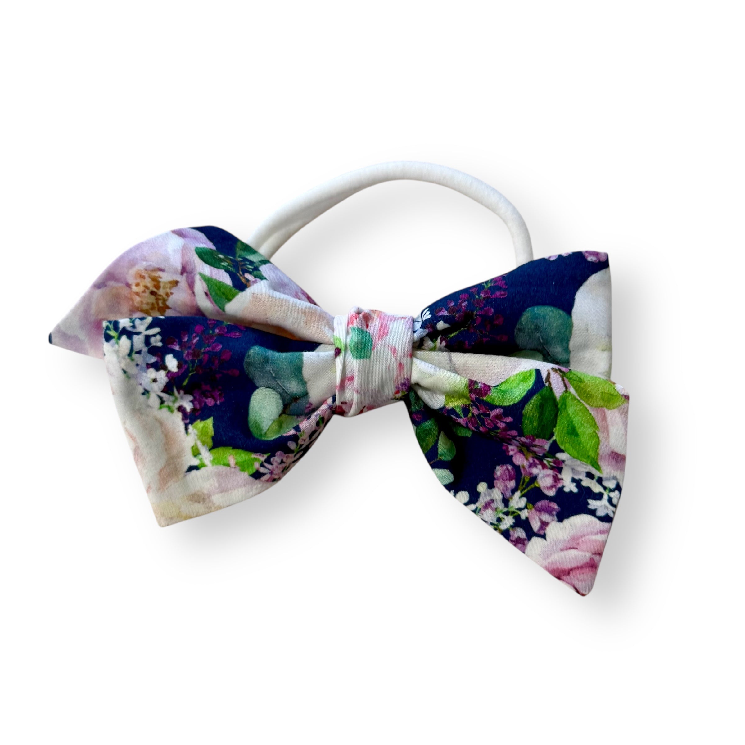 SIZE 1 Navy Rose Floral Baby Peplum Set