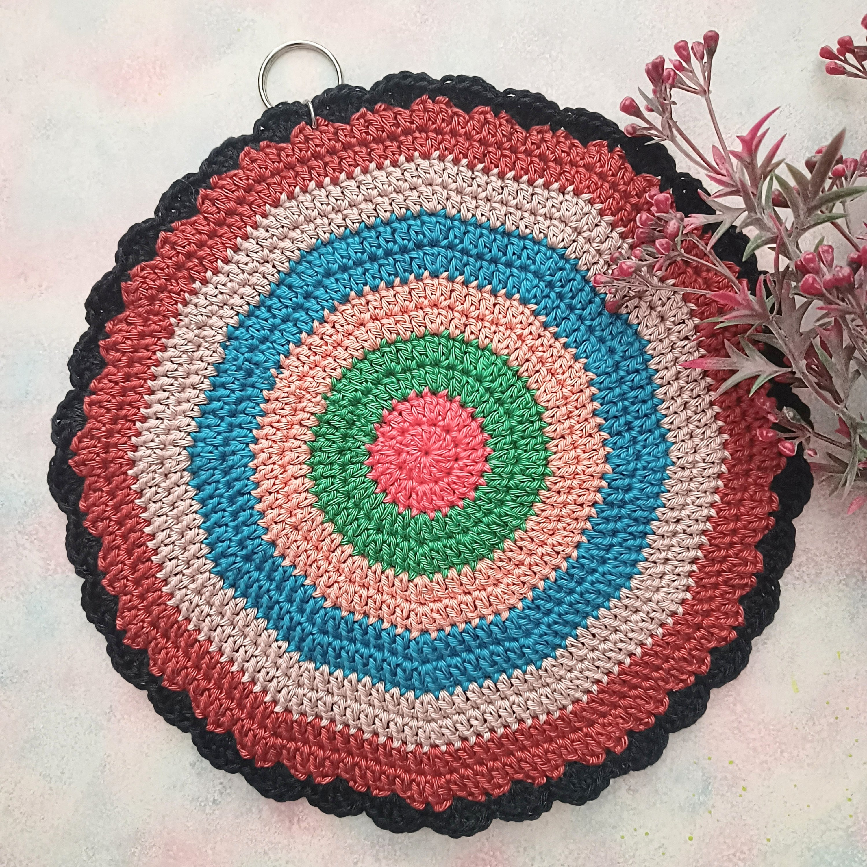 Crochet Cotton Potholders or Heat Pads