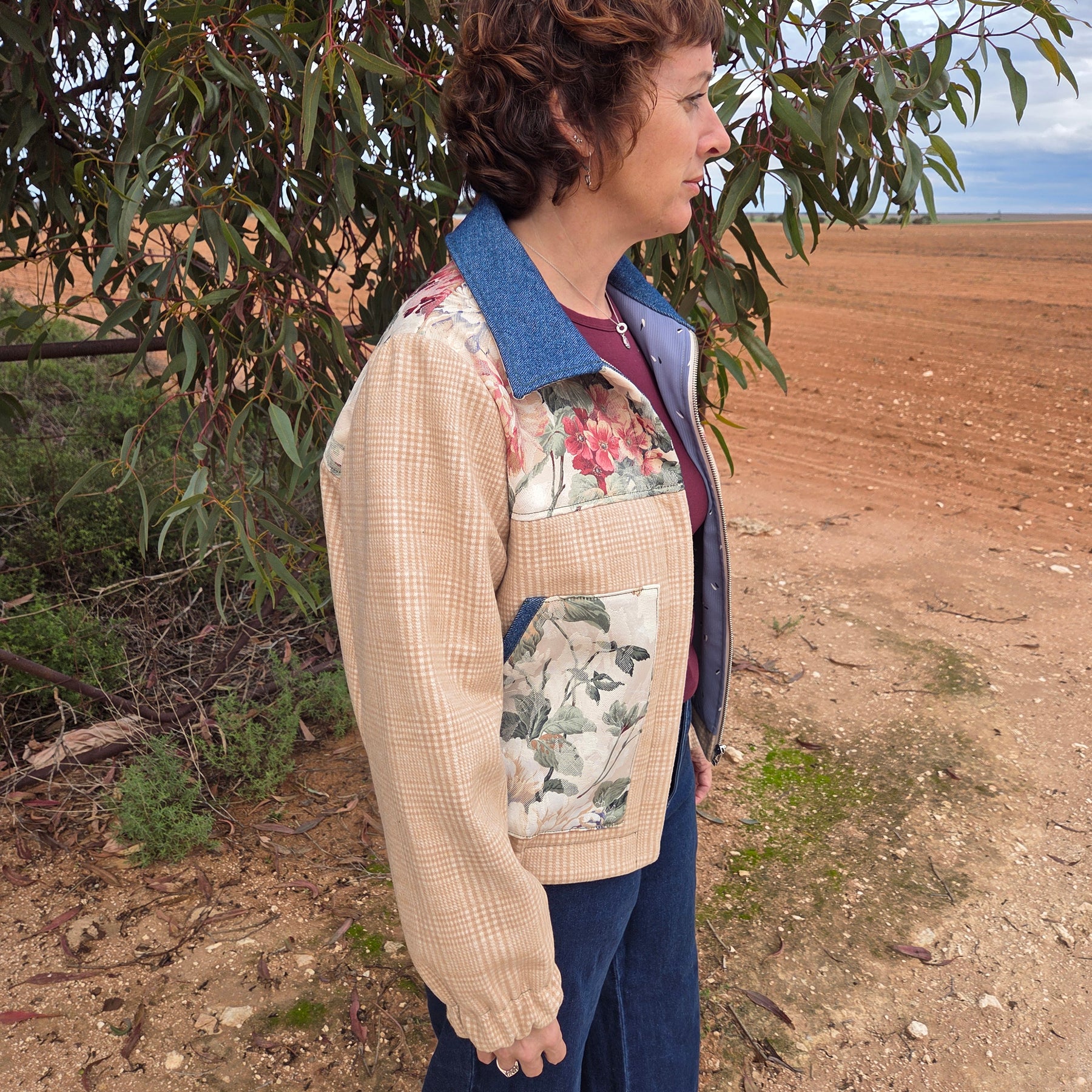 Nannas Couch - Retro Bomber jacket - S/M