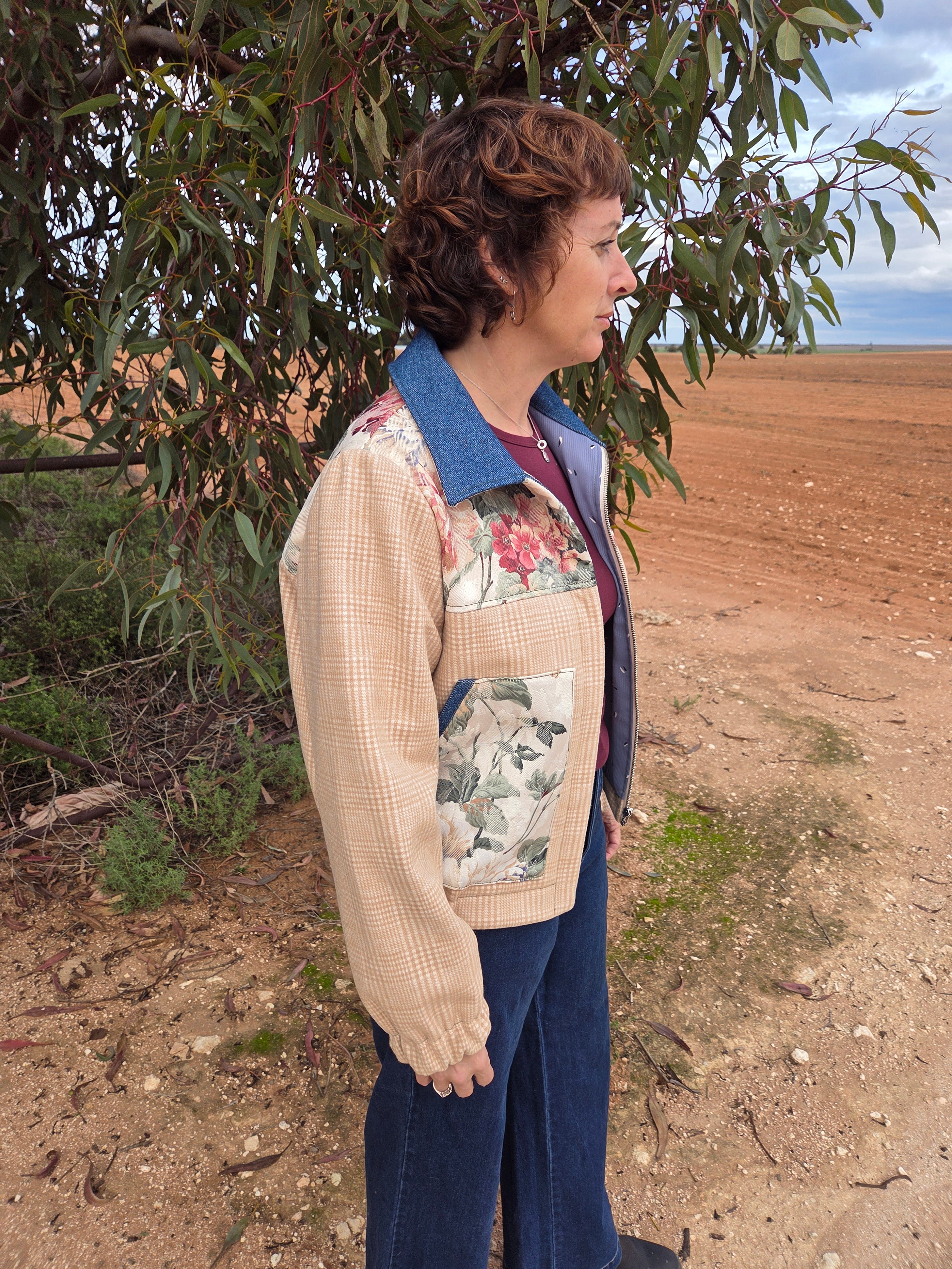 Nannas Couch - Retro Bomber jacket - S/M