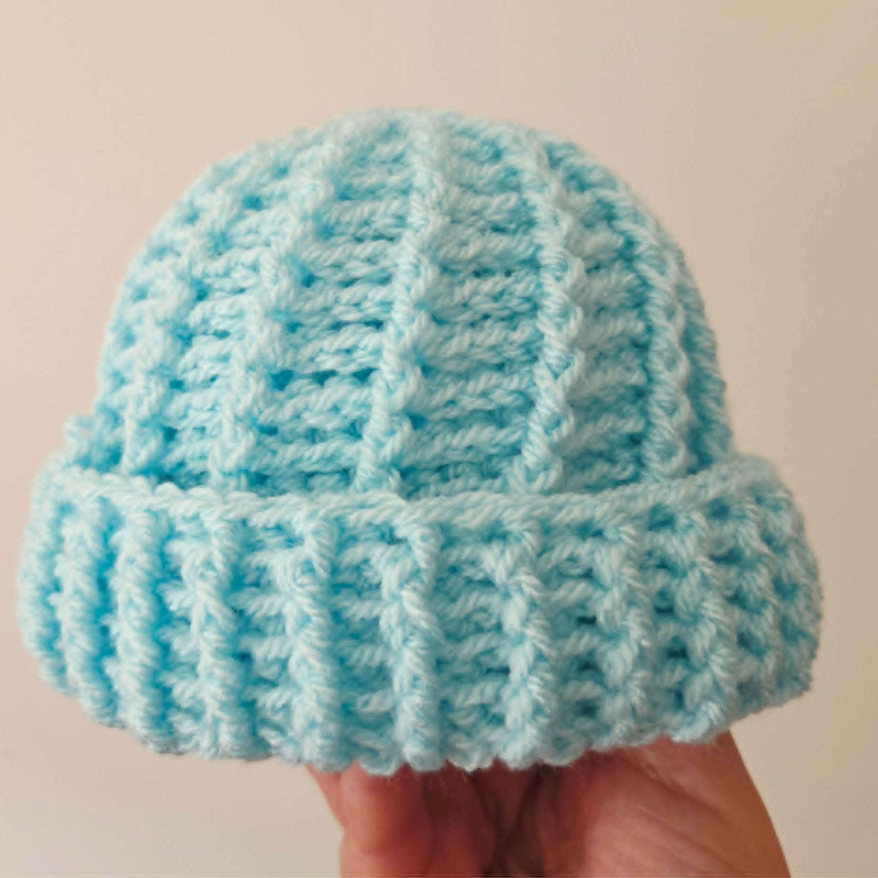 Crochet Newborn Spiral Beanie | Hat | Various Colours
