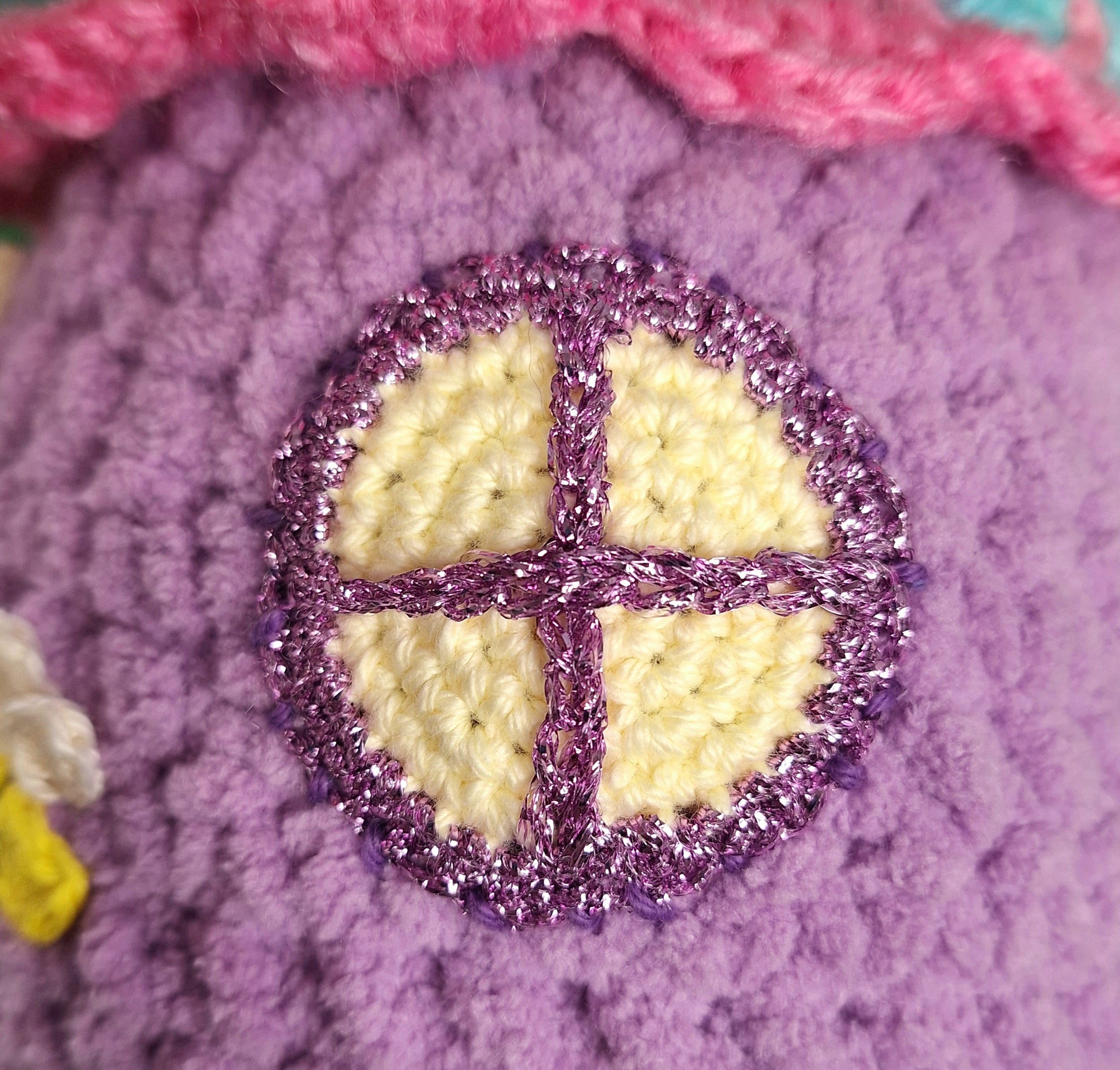 Enchanted Crochet Fairy House Play Set with Two Fairies