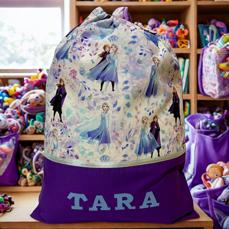 Children's Library Bag , Handmade, Personalised