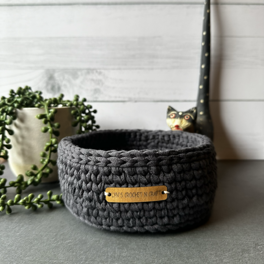 Australian-artist-handmade-crochet-charcoal-basket