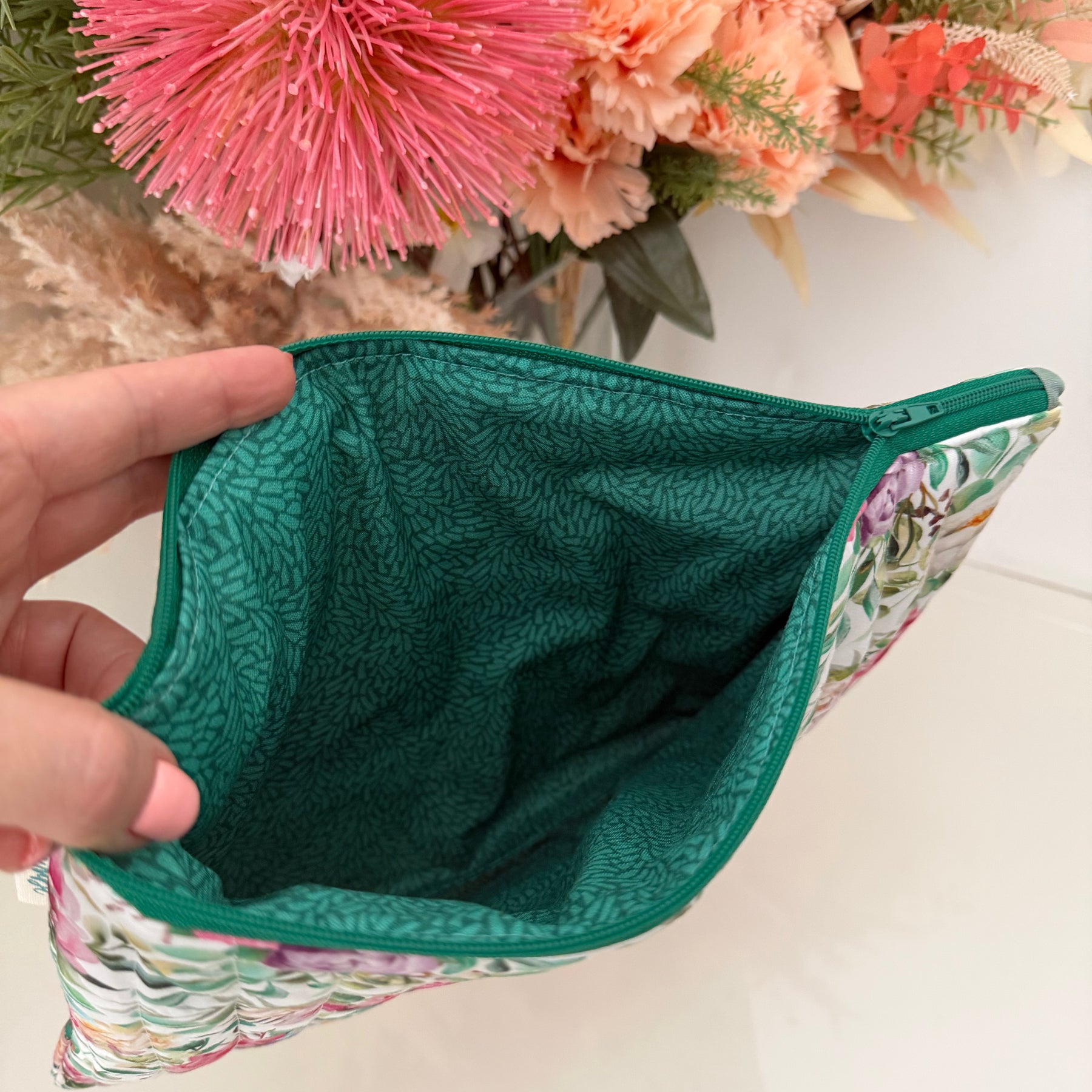 Quilted IPad Zipper Pouch - Various Designs