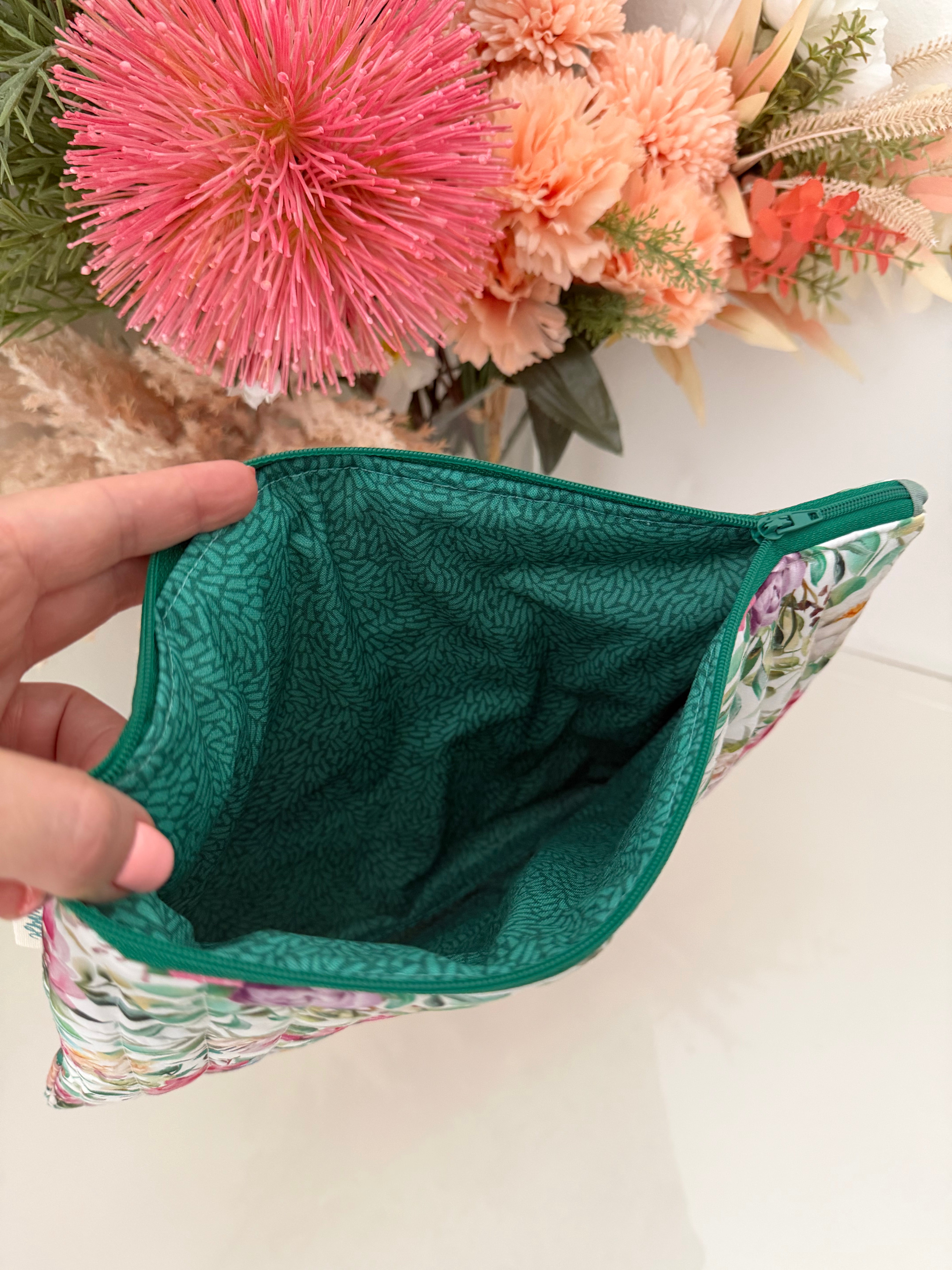 Quilted IPad Zipper Pouch - Various Designs