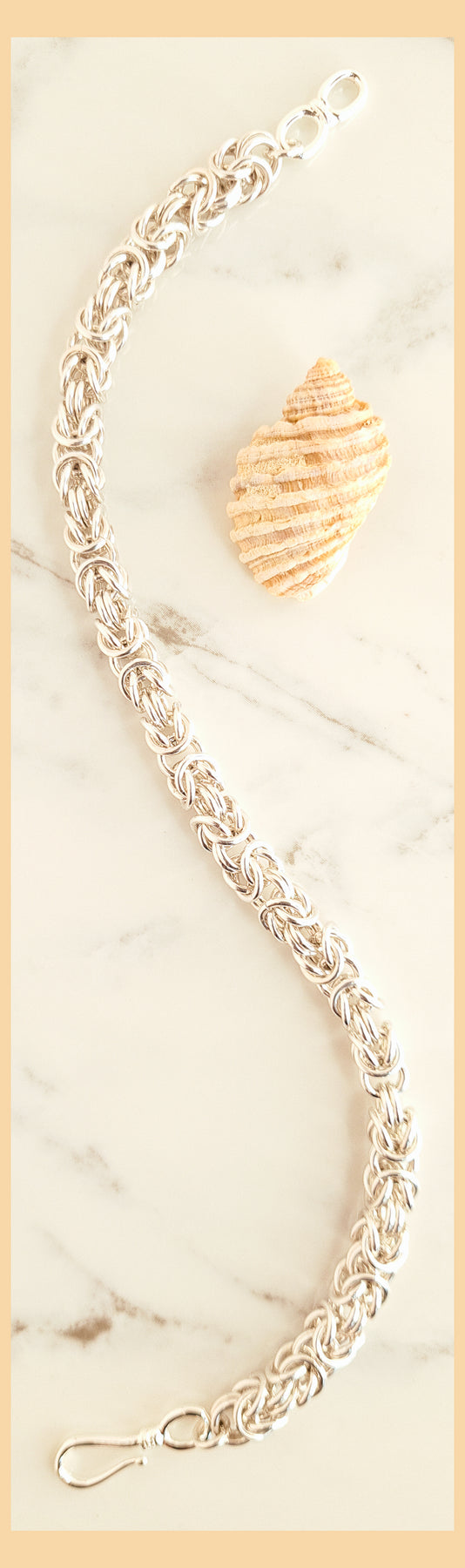 Chainmaille Byzantine Weave Bracelet