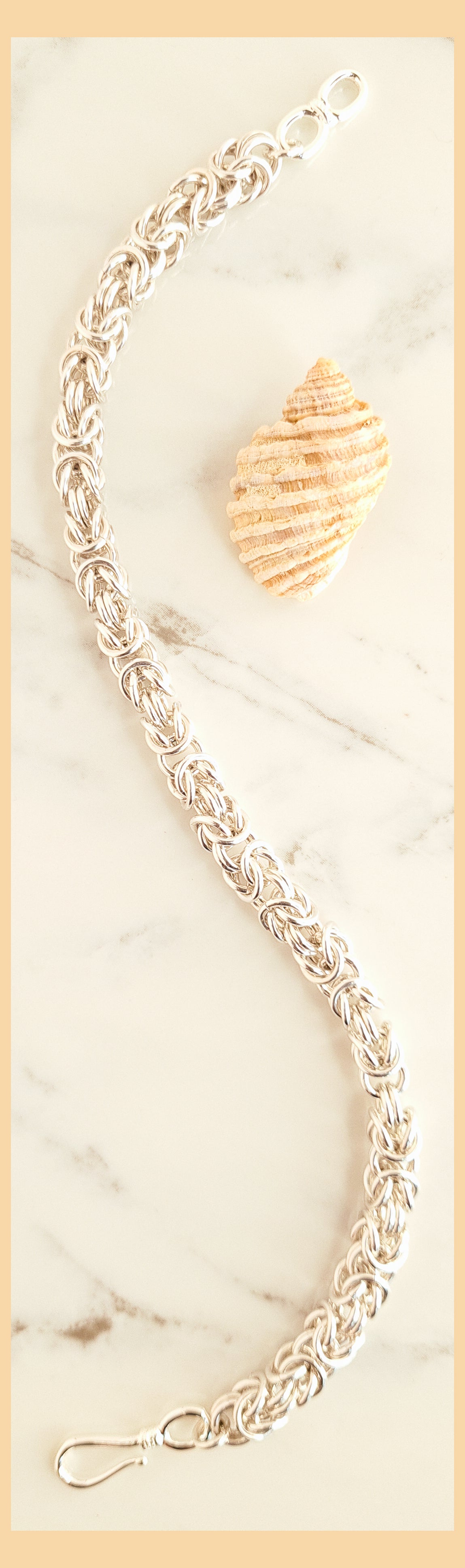 Chainmaille Byzantine Weave Bracelet