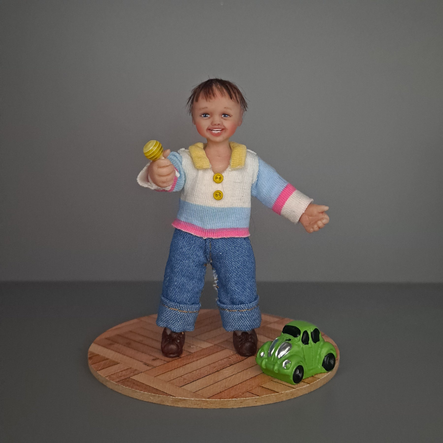 1:12 scale doll/ Polymer clay OOAK doll