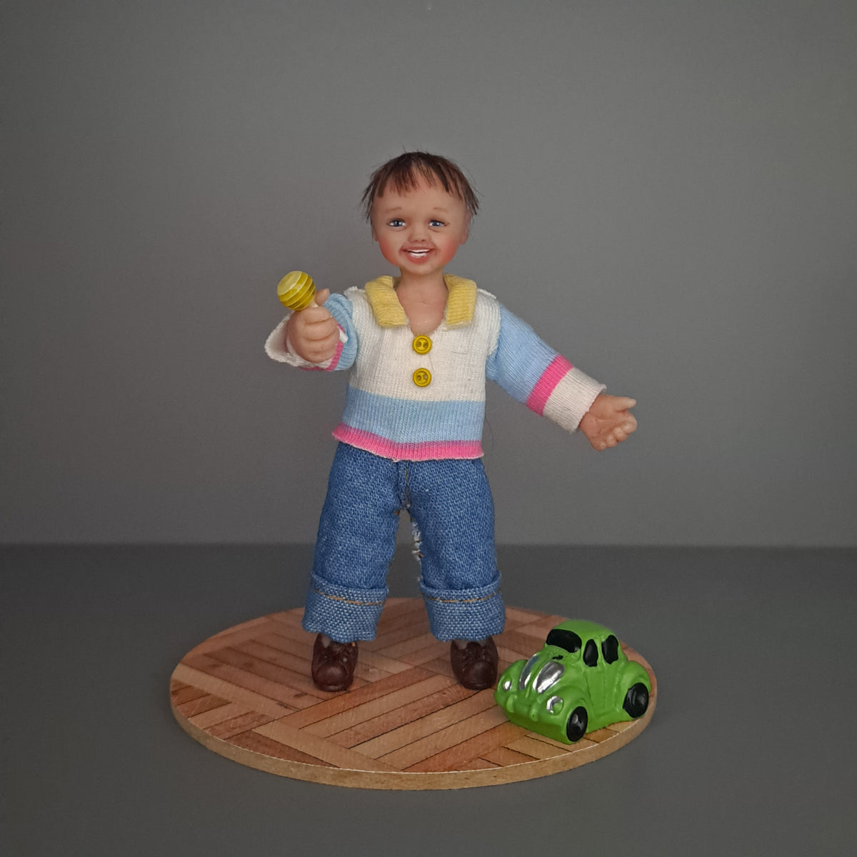 1:12 scale doll/ Polymer clay OOAK doll