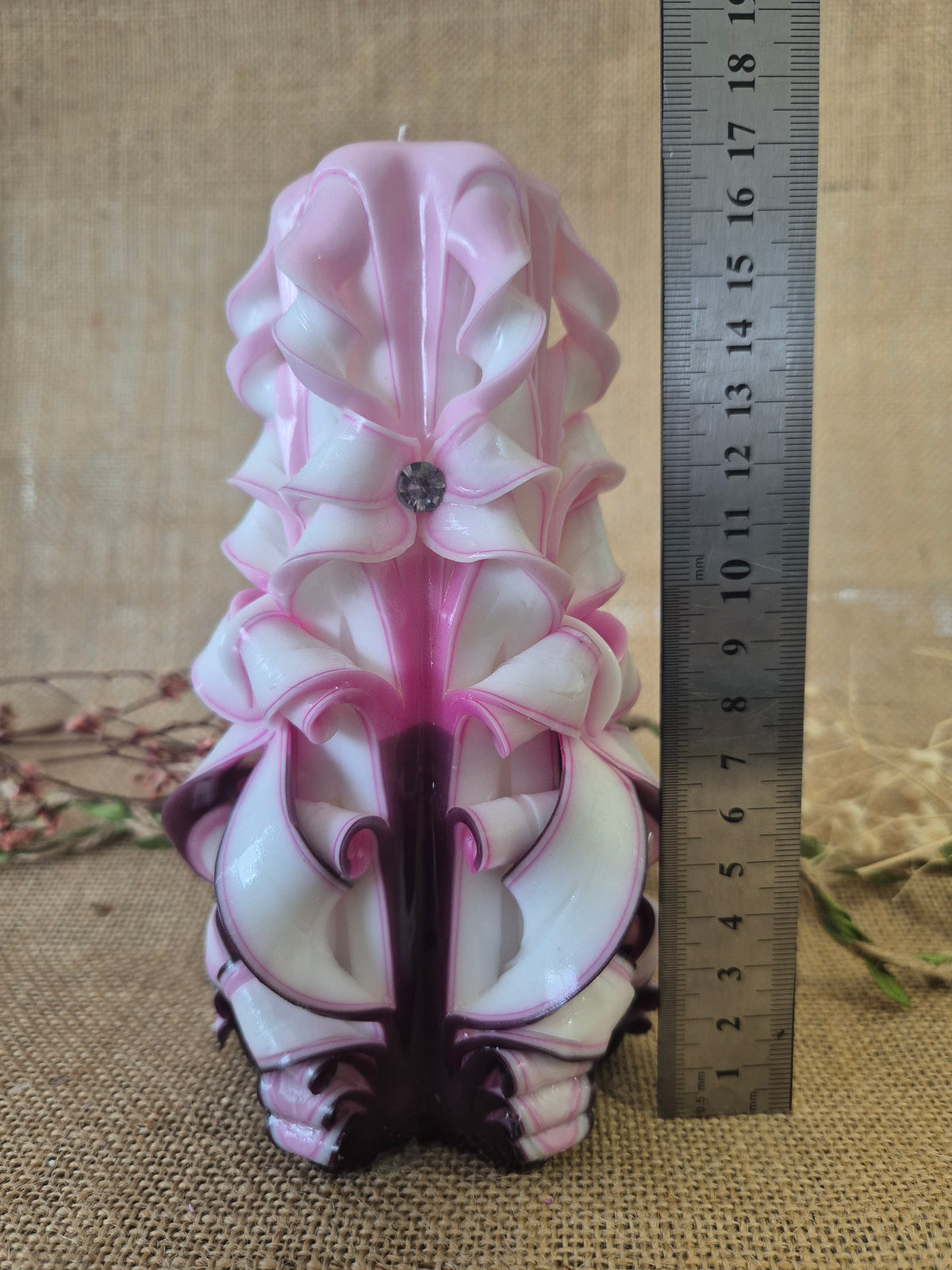 White, Pink and Magenta 17cm