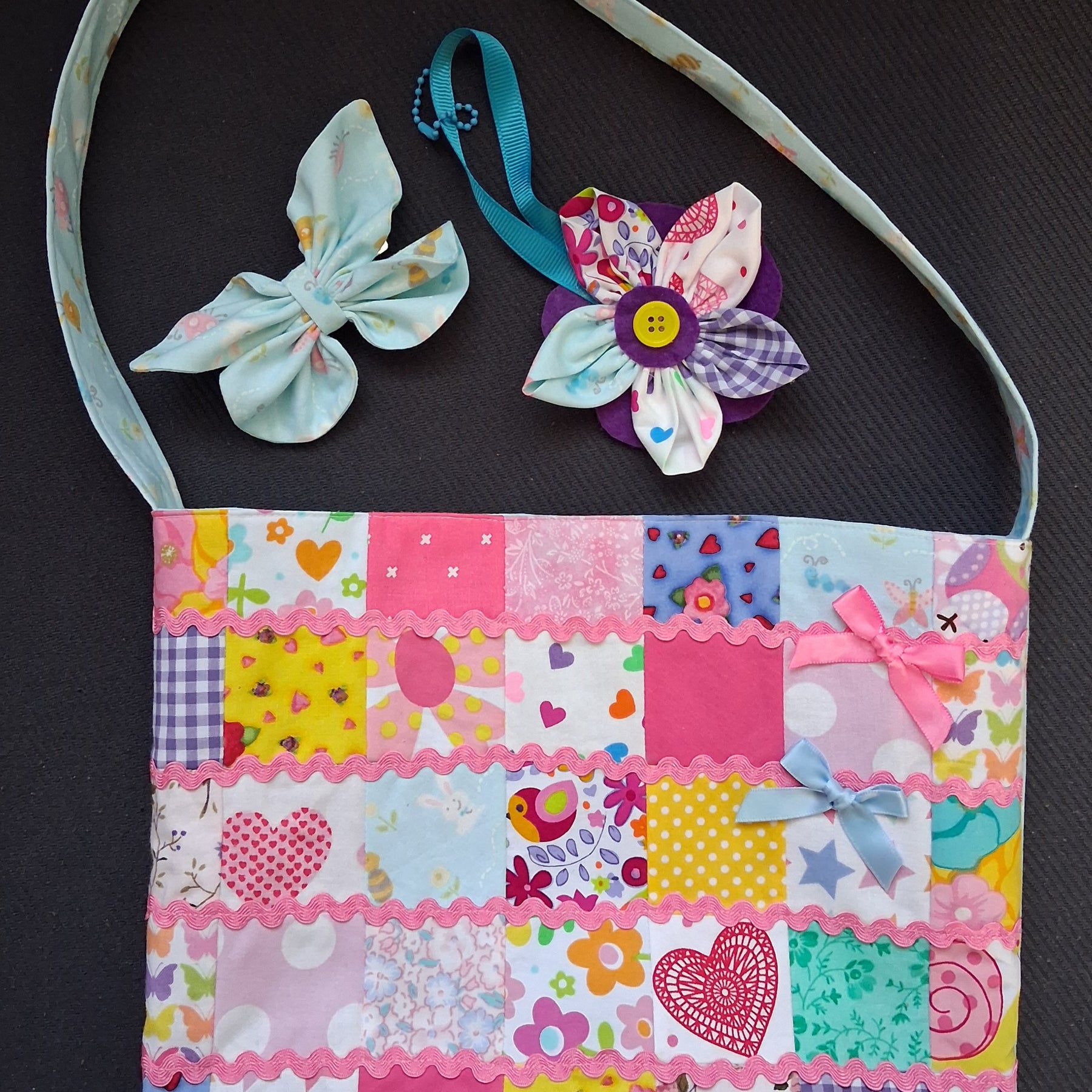Children's Handbag, Bag Charm & Hairclip