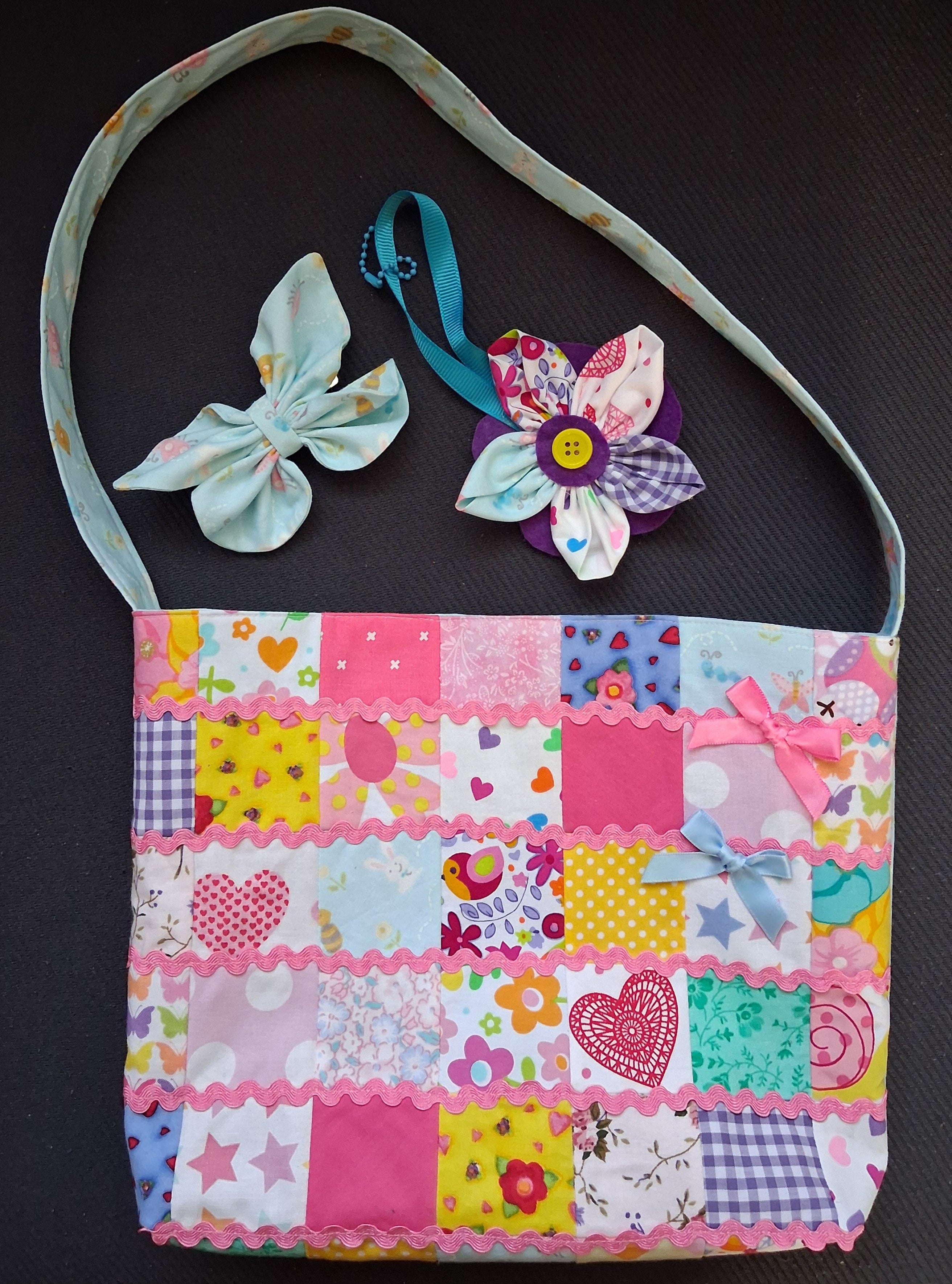 Children's Handbag, Bag Charm & Hairclip