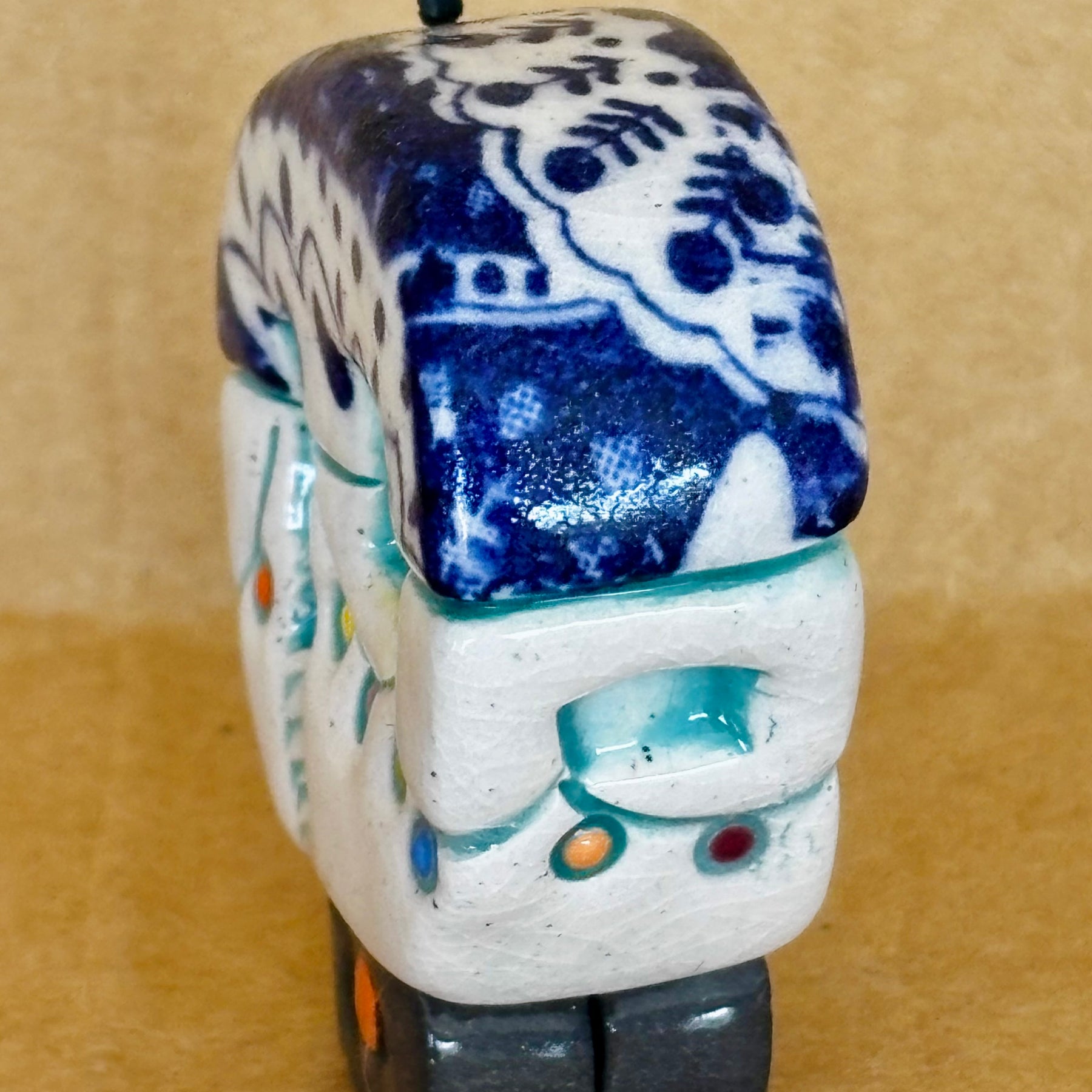 Small Retro Collectable Ceramic Caravan 15
