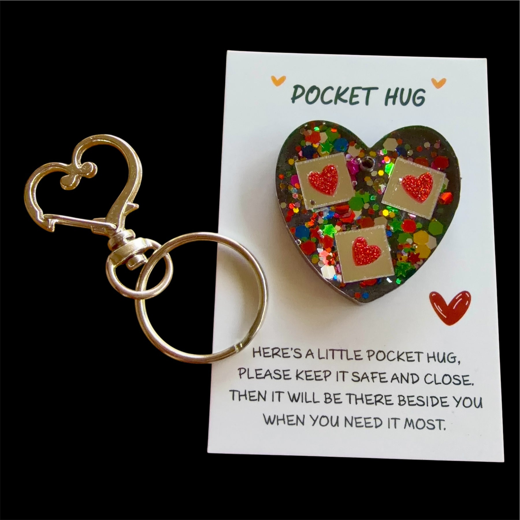 Red And Black pocket Hug