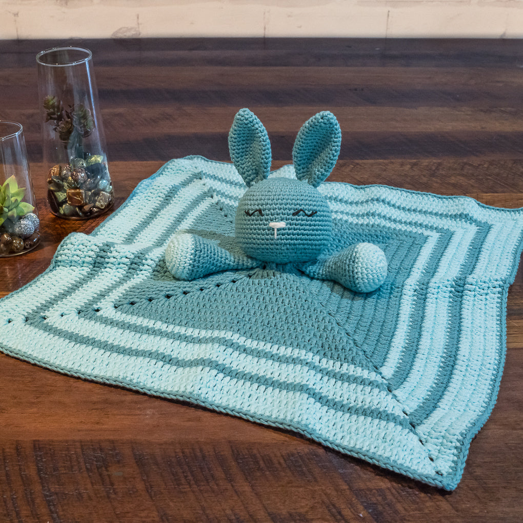 Baby Lovey / Comforter Sets - Lovey, Rattle, Bath Towel, Pacifier Clip