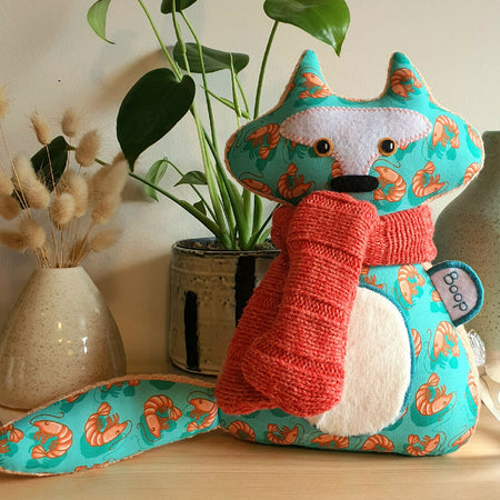 BOOP Handmade Wolf Fabric Soft Toy