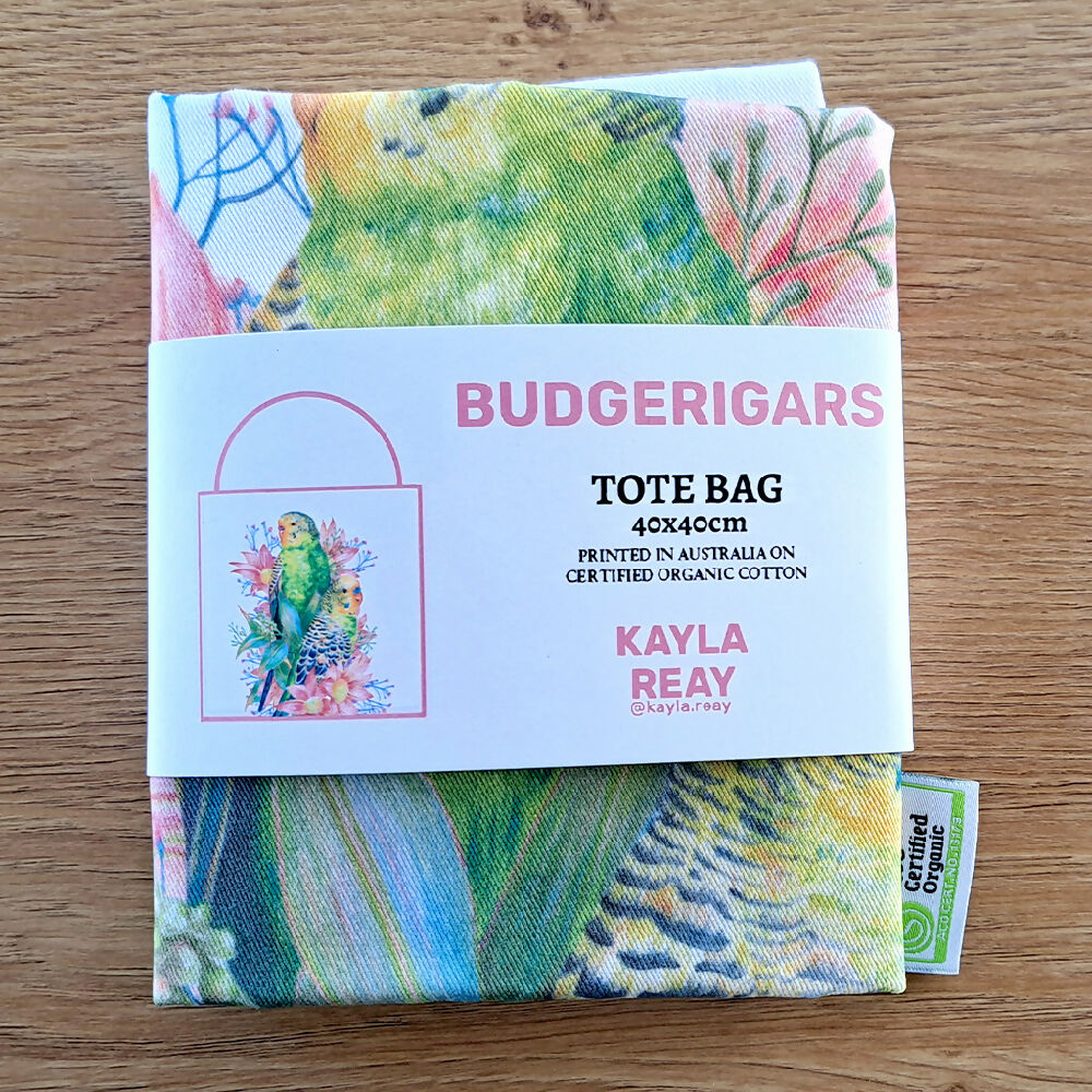 Tote Bag - Budgerigars