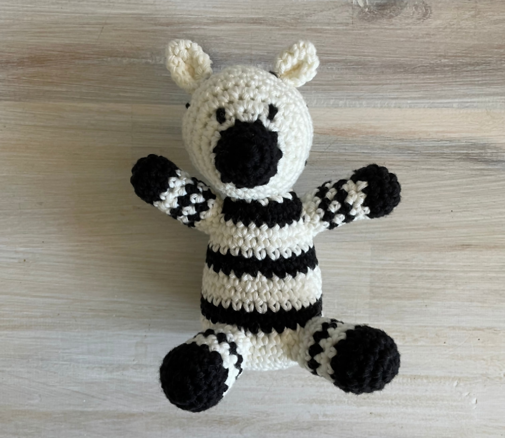 Mini Zebra | Handmade Crochet Toy