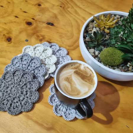 Boho Crochet Coasters | Various colours