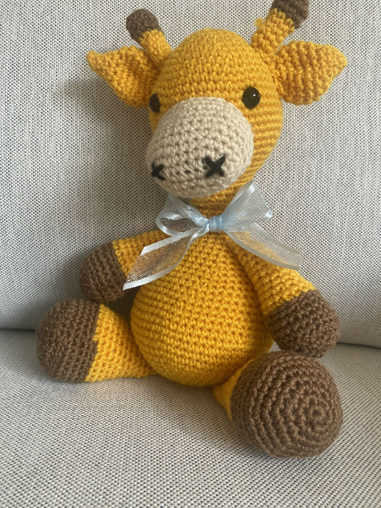 Stanley the Giraffe - crocheted toy