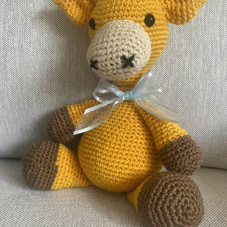 Stanley the Giraffe - crocheted toy