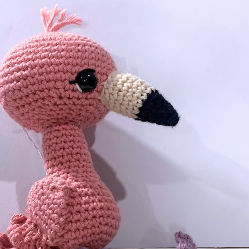 PRODUCT-1000x1000-store - Crochet-flamingo-close-up-thoughts-held-in-time-crochet