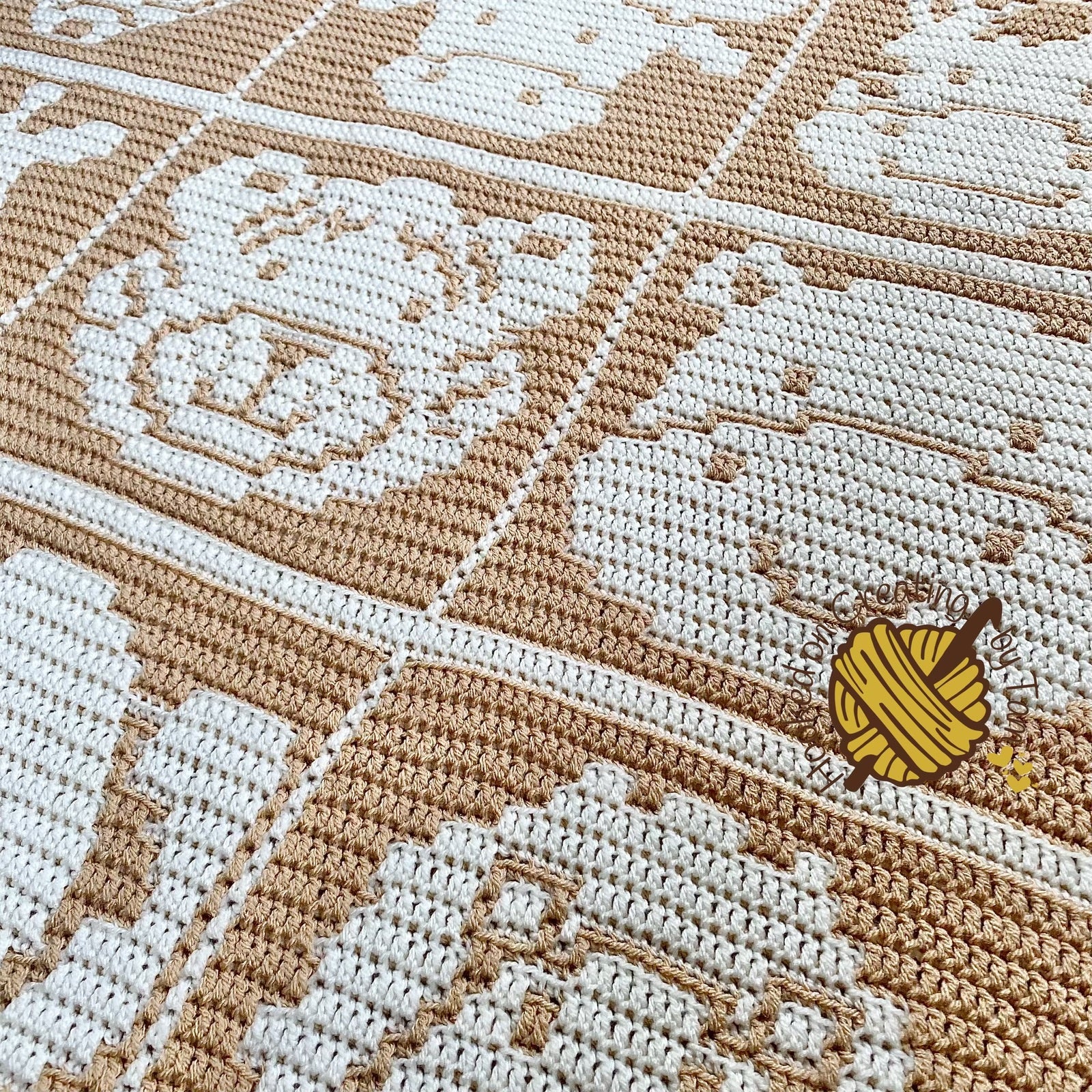 Handmade | Crochet | Heirloom | Blanket | Acrylic | Safari Friends