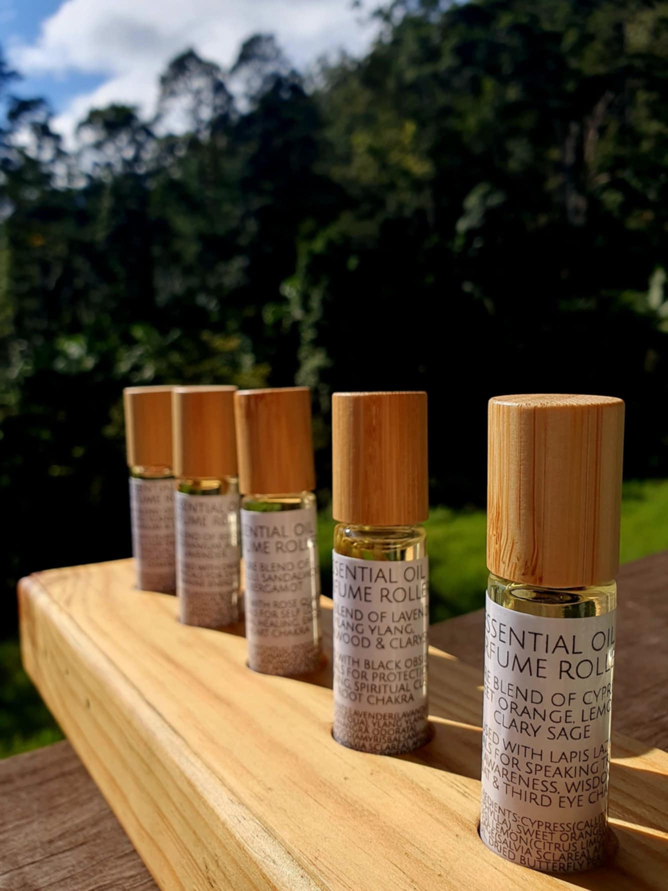Essential oil perfume roller