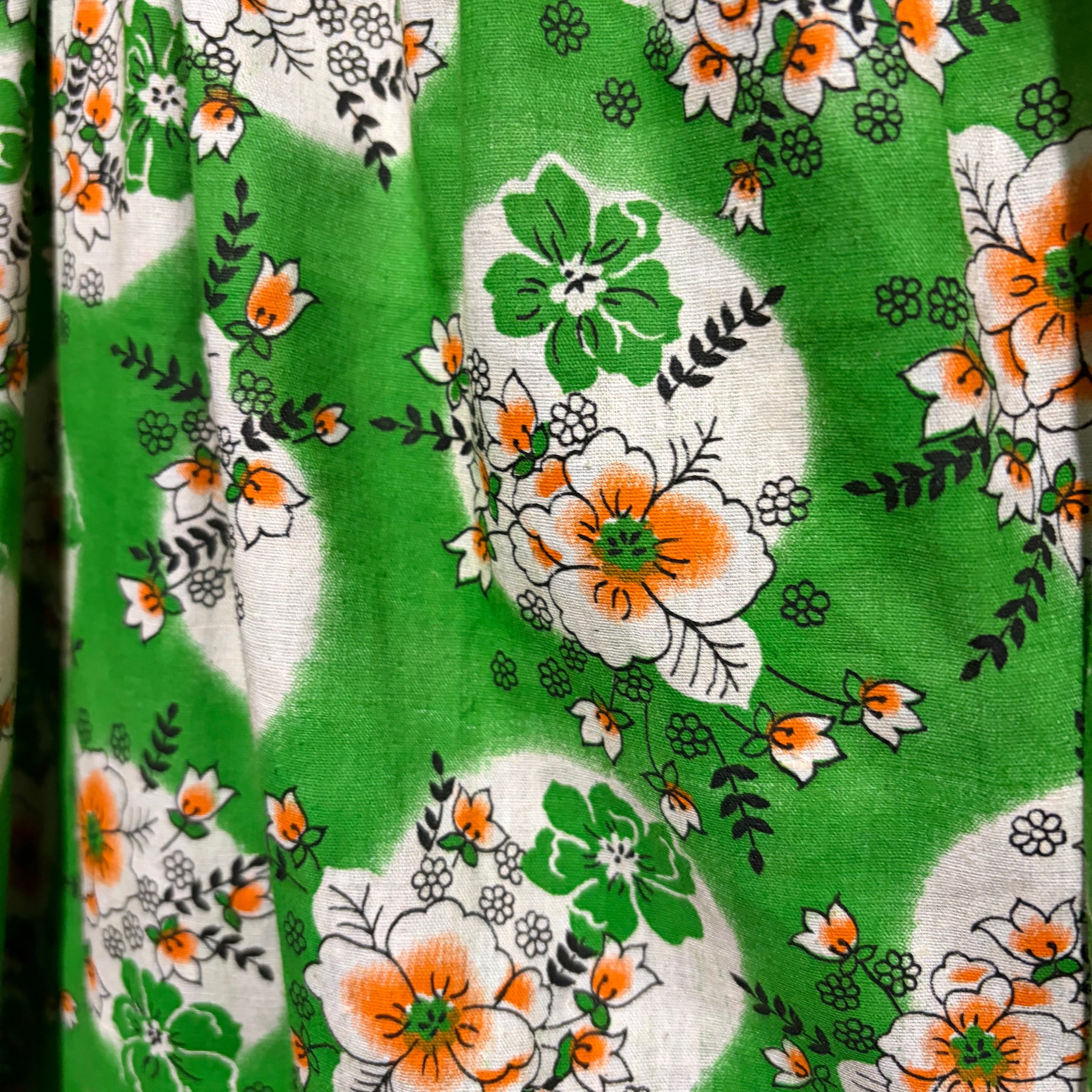gorgeous patchwork vintage fabric dress - medium 10-12 - violetclothing - free postage