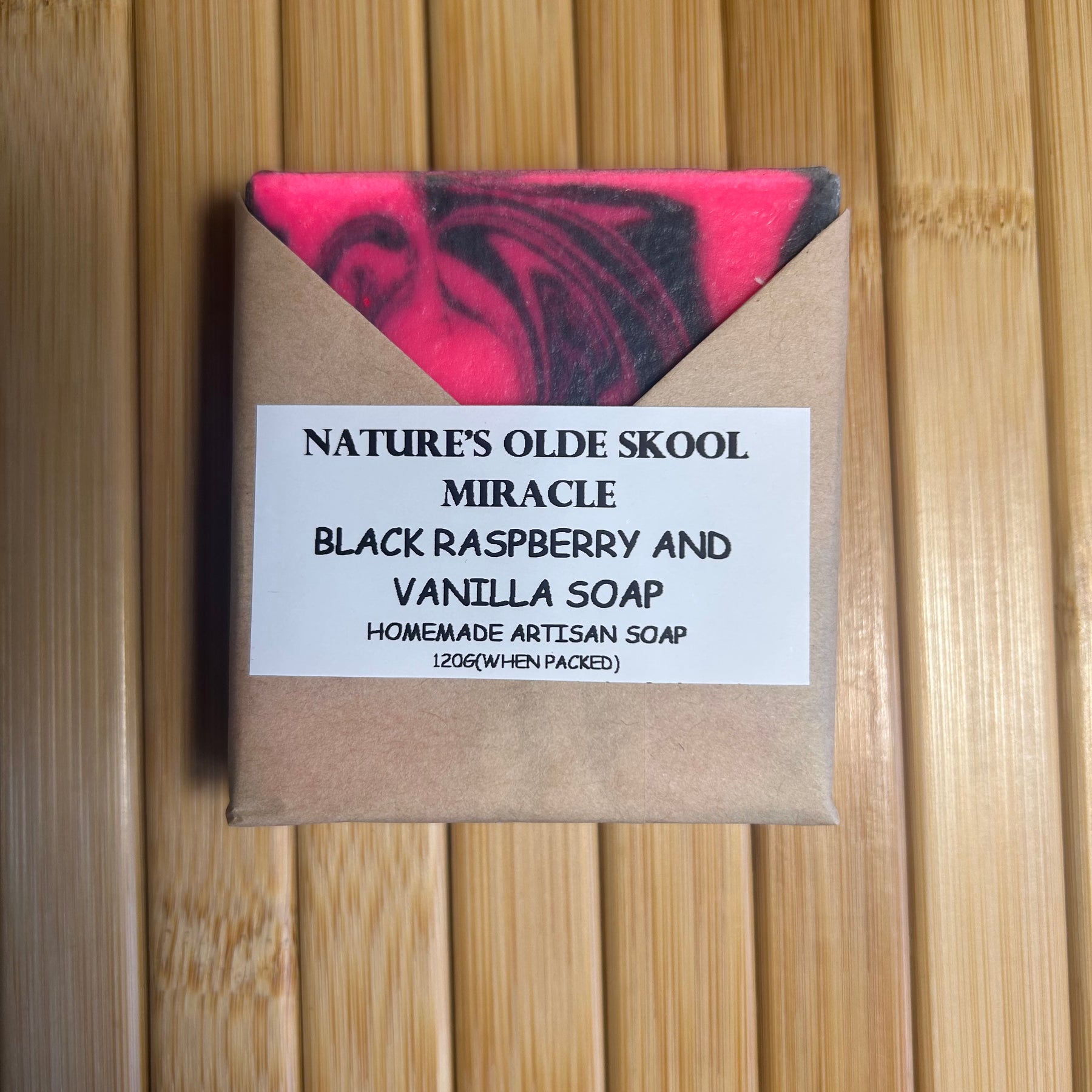 Black Raspberry & Vanilla Soap | Natural Artisan Bar | Handmade Ethical Skincare