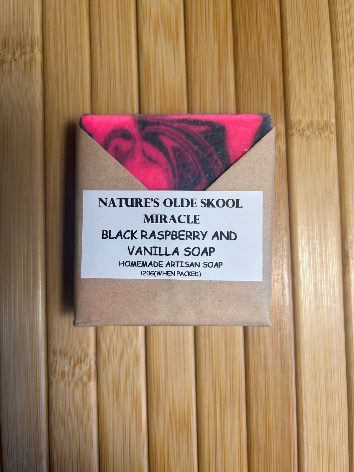 Black Raspberry & Vanilla Soap | Natural Artisan Bar | Handmade Ethical Skincare